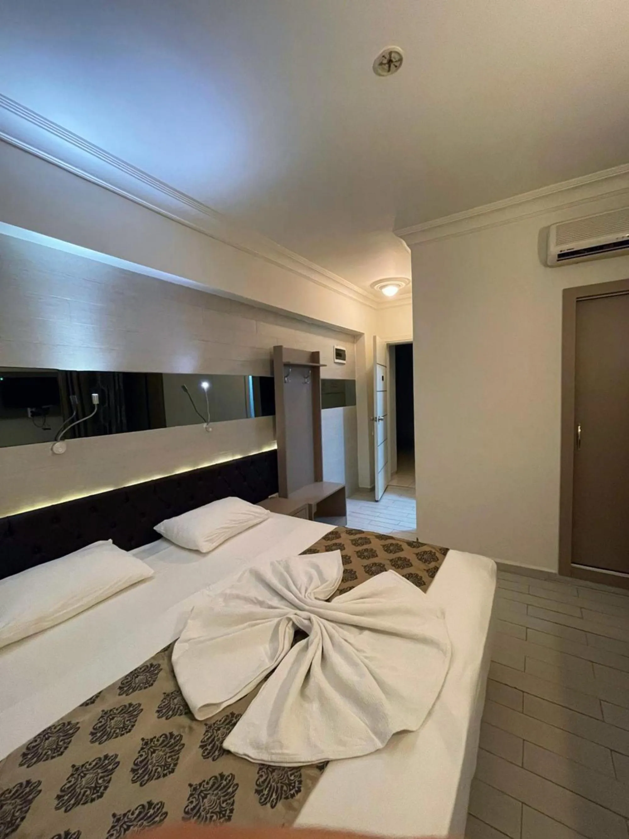 Bed in Cleopatra City Hotel Alanya