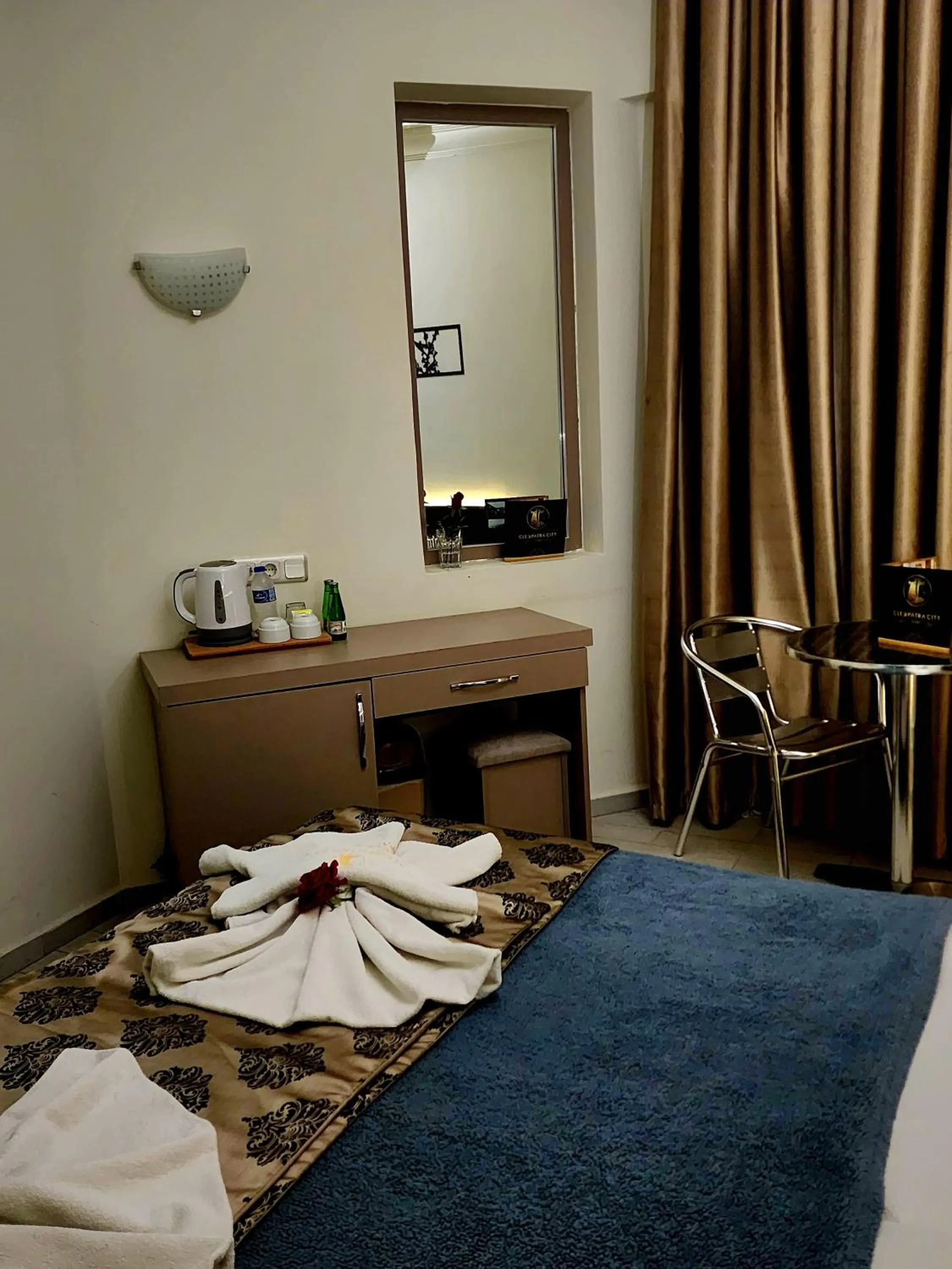 Bed in Cleopatra City Hotel Alanya