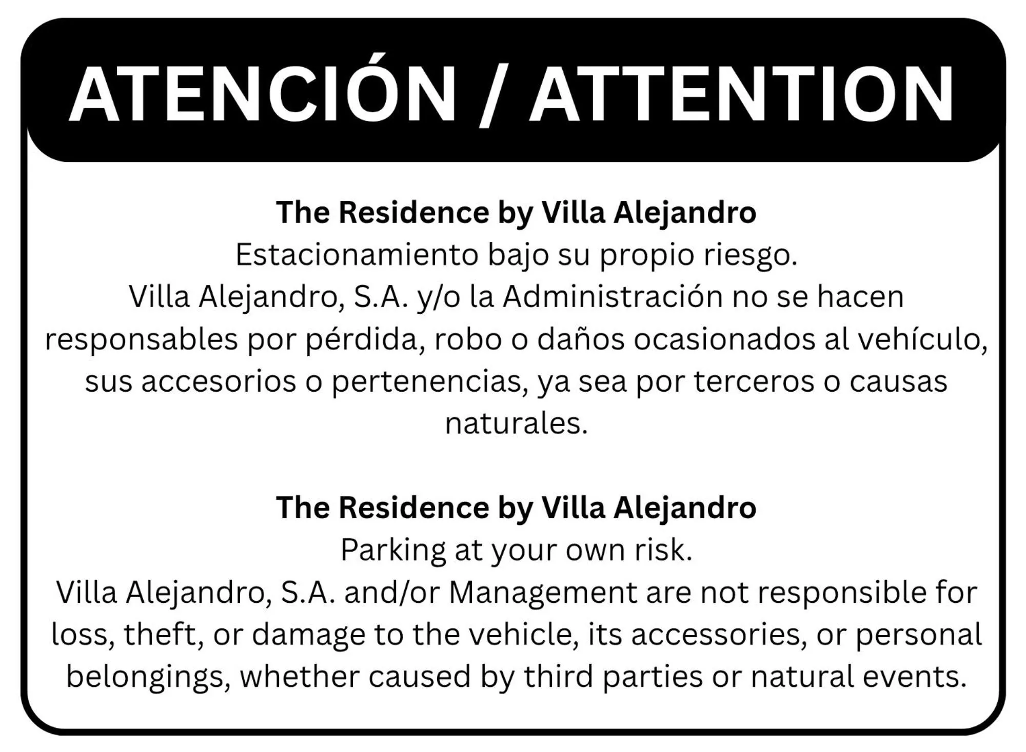 The Residence by Villa Alejandro