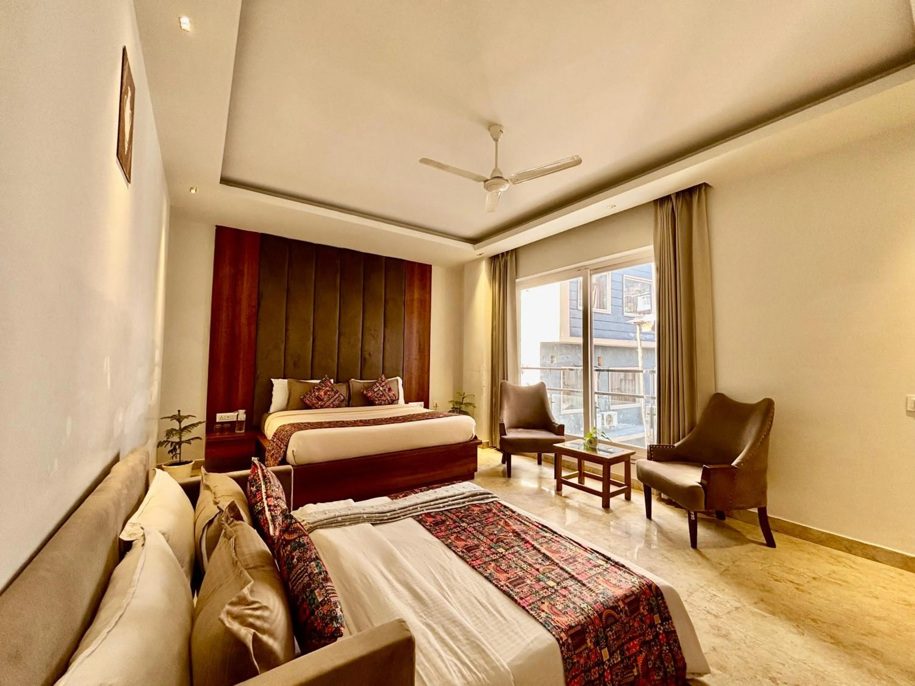 Bedroom, Bed in Vyom Boutique Hotel Rishikesh