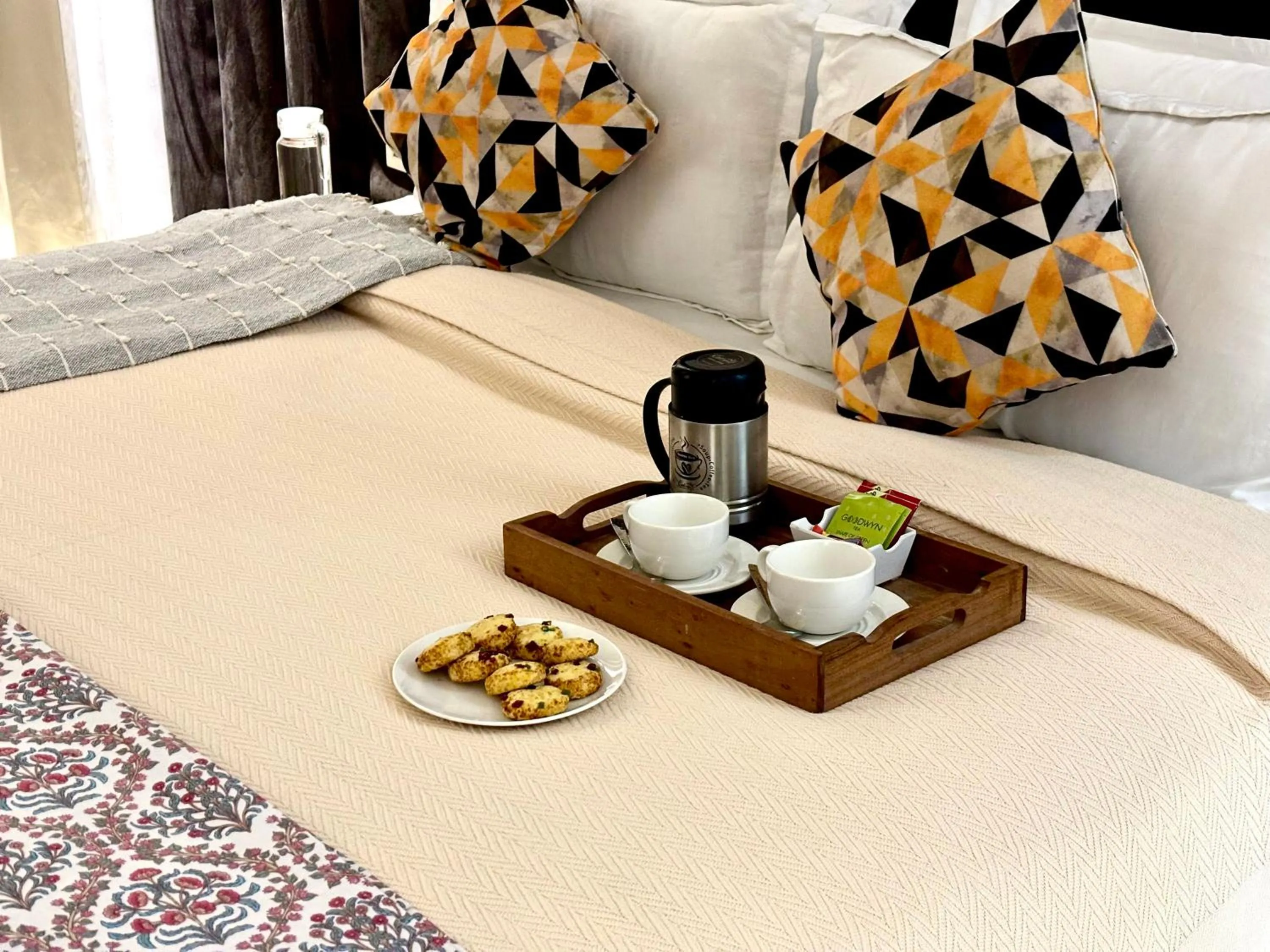 Food and drinks, Bed in Vyom Boutique Hotel Rishikesh