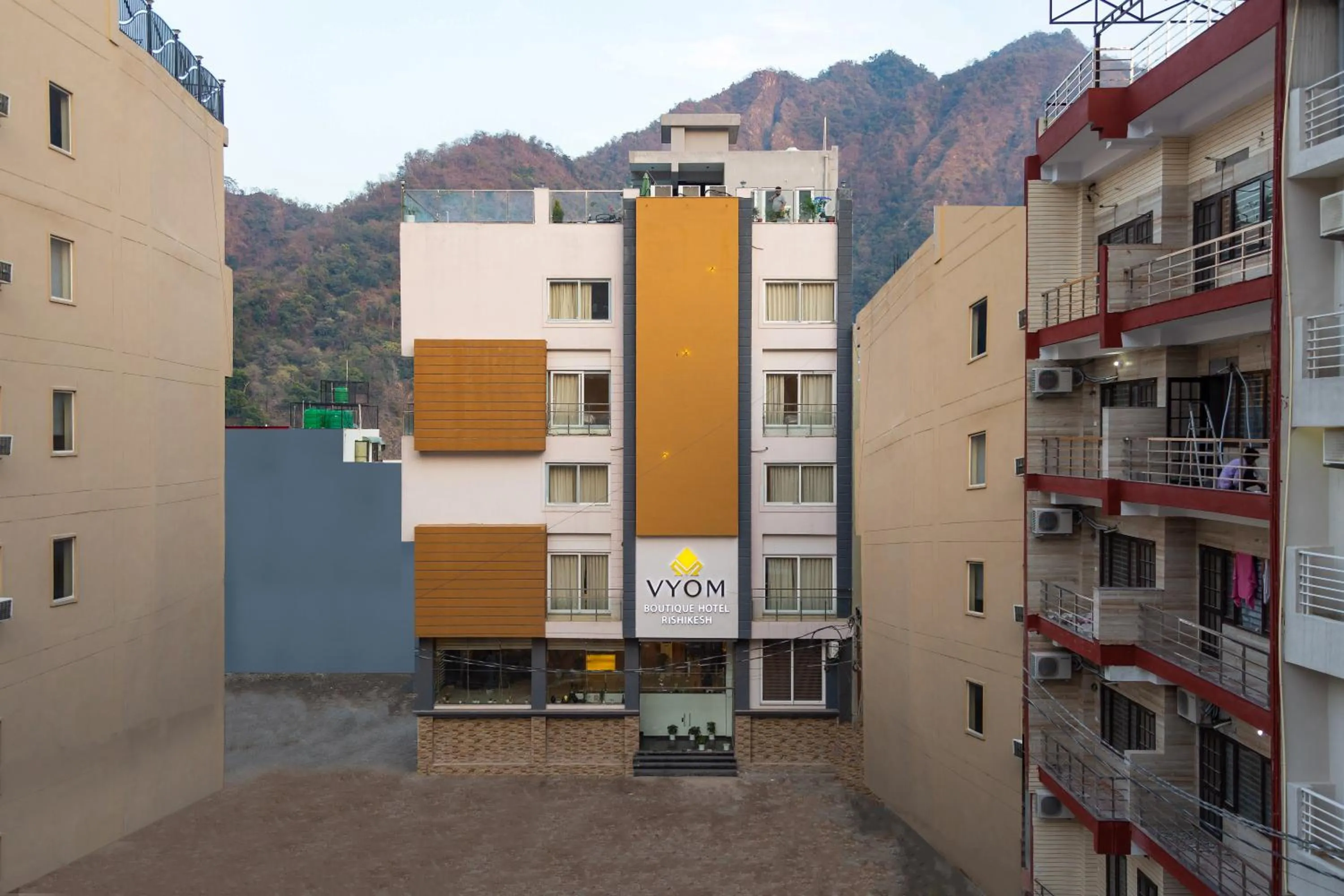 Facade/entrance in Vyom Boutique Hotel Rishikesh