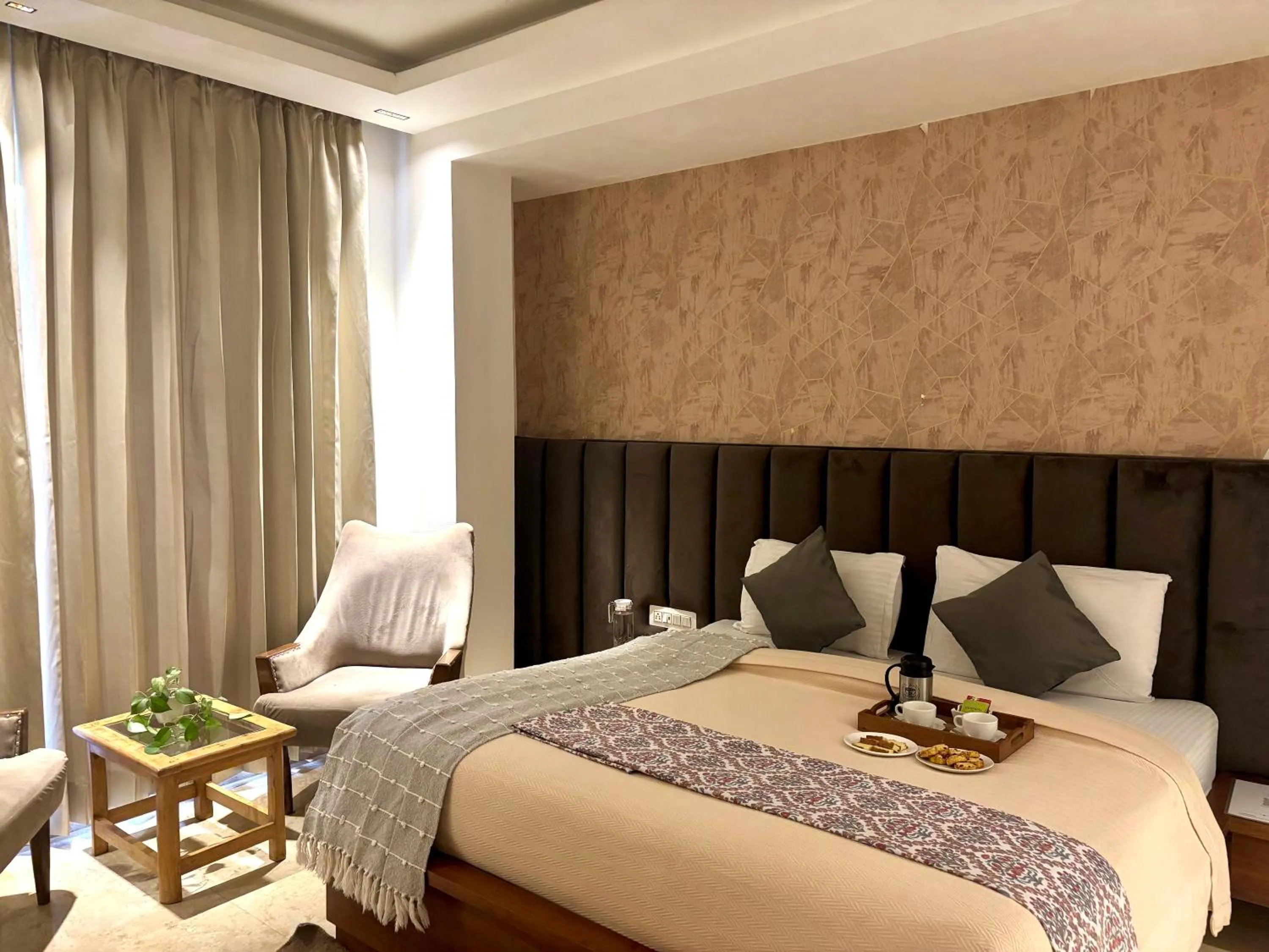 Bedroom, Bed in Vyom Boutique Hotel Rishikesh