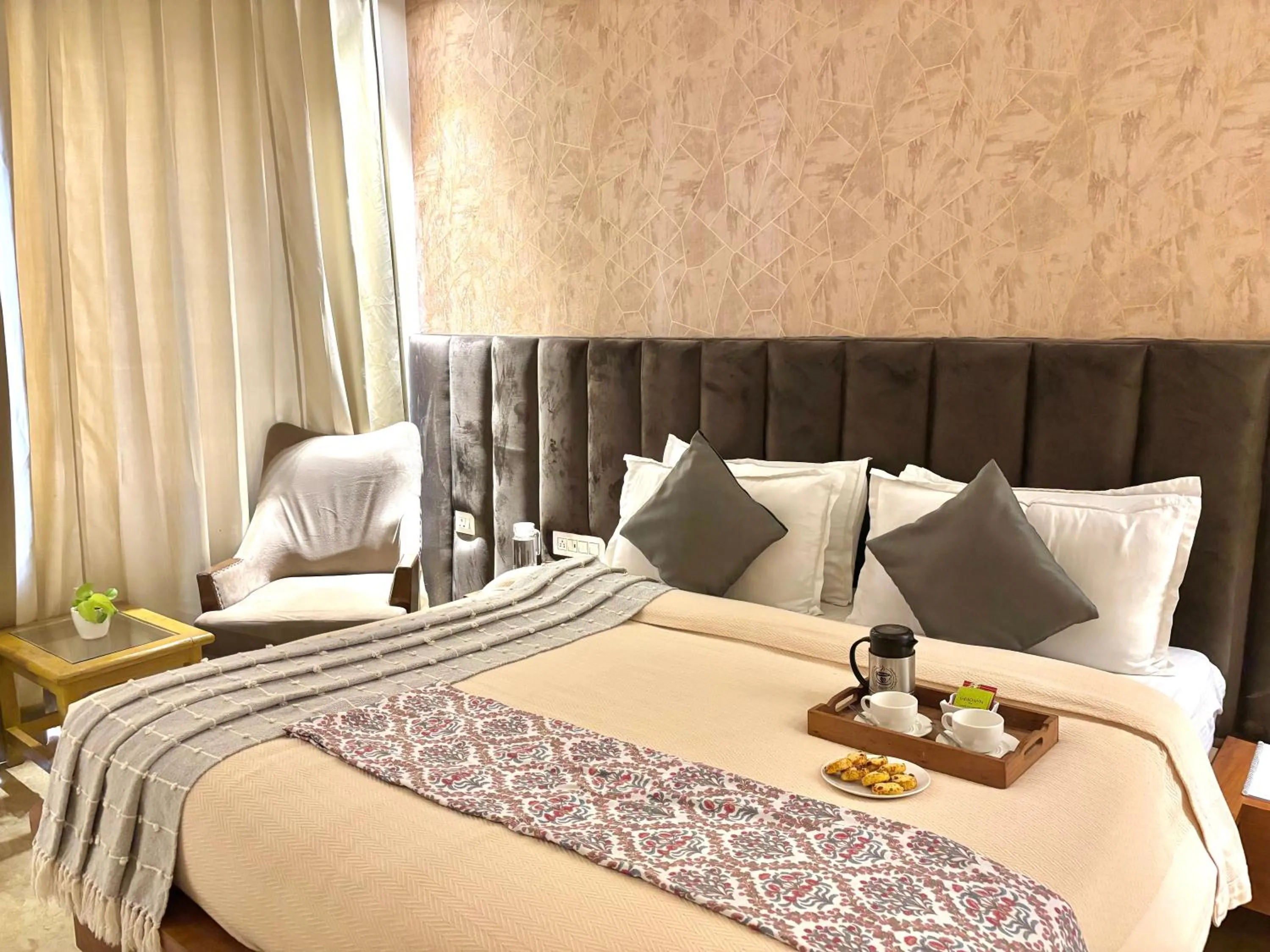 Bedroom, Bed in Vyom Boutique Hotel Rishikesh