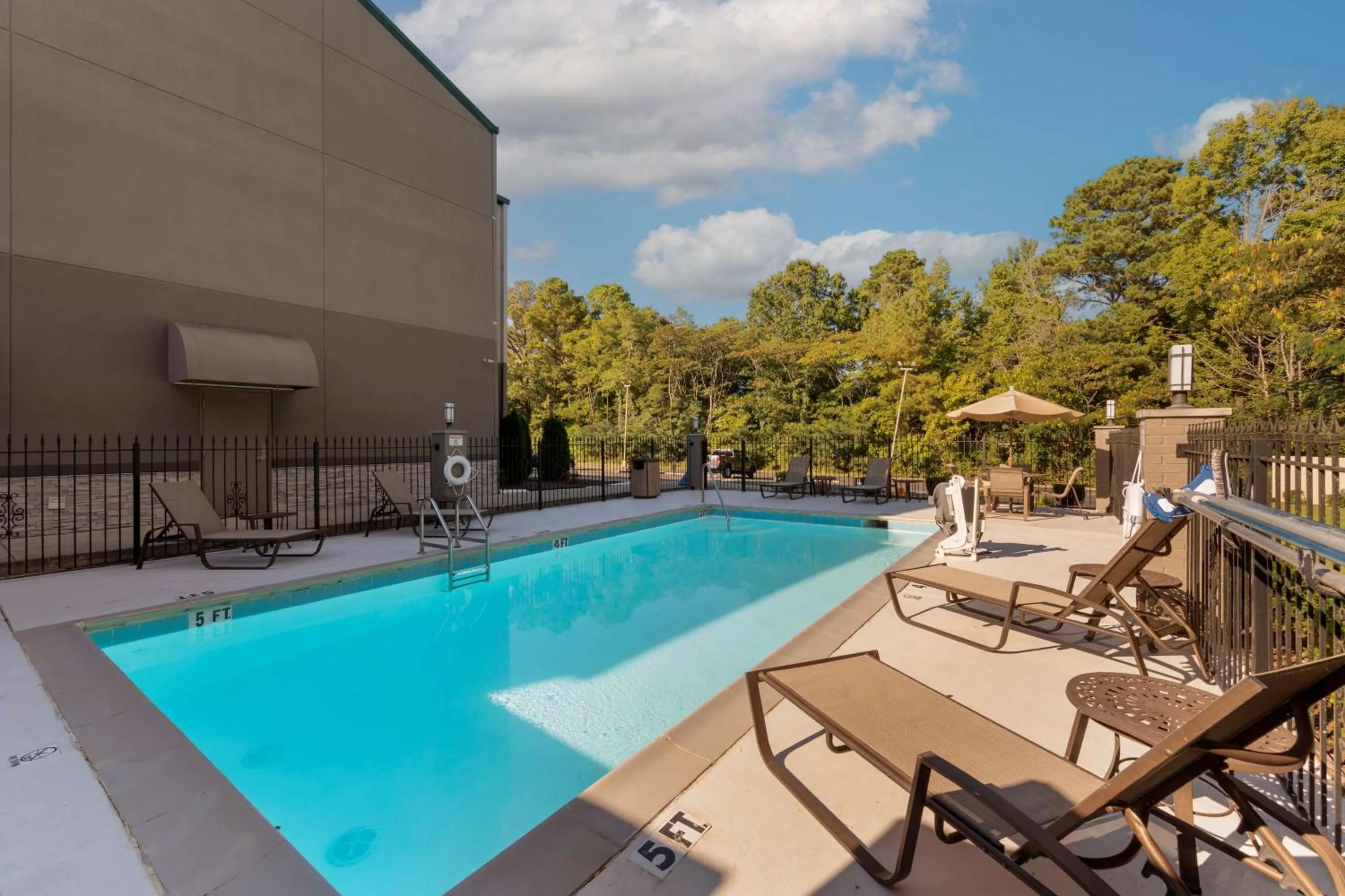 Pool view in Best Western Plus Russellville Hotel & Suites