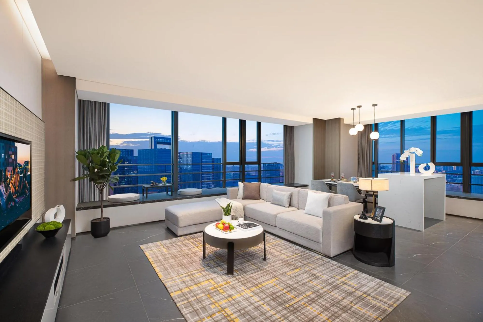 TV and multimedia in Ascott Qinhuang Chengdu