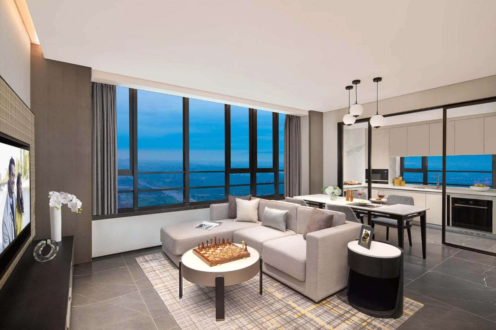 TV and multimedia in Ascott Qinhuang Chengdu