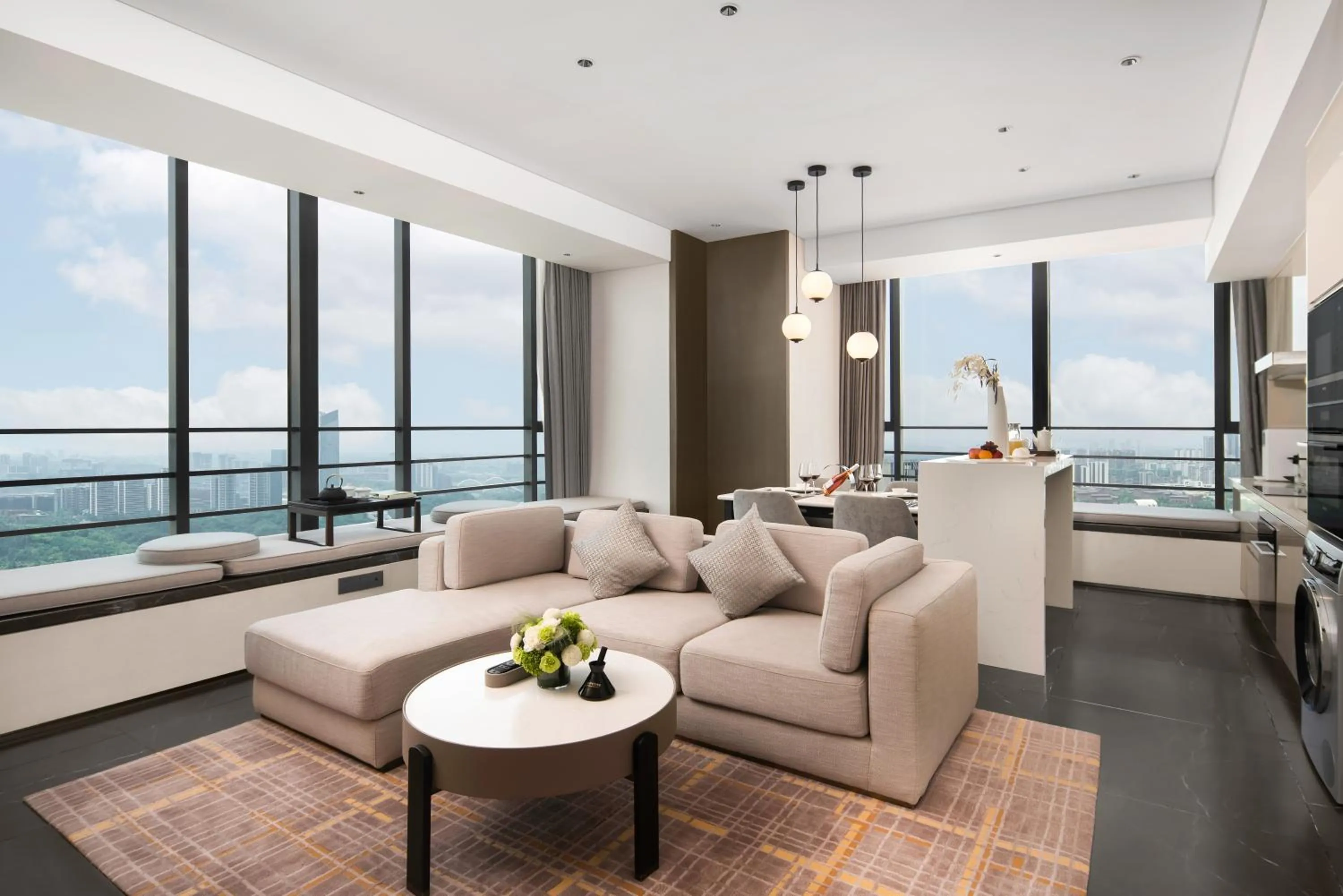 Kitchen or kitchenette in Ascott Qinhuang Chengdu