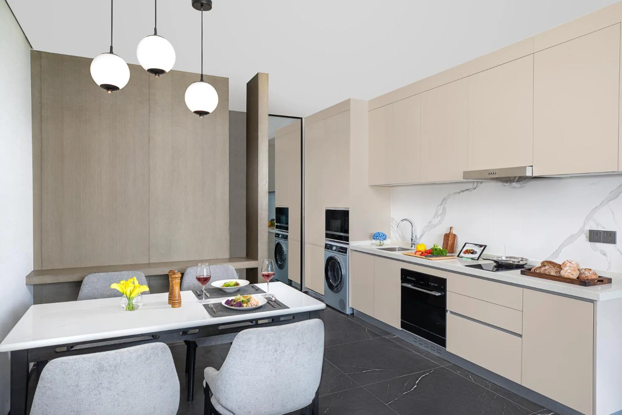 Kitchen or kitchenette in Ascott Qinhuang Chengdu