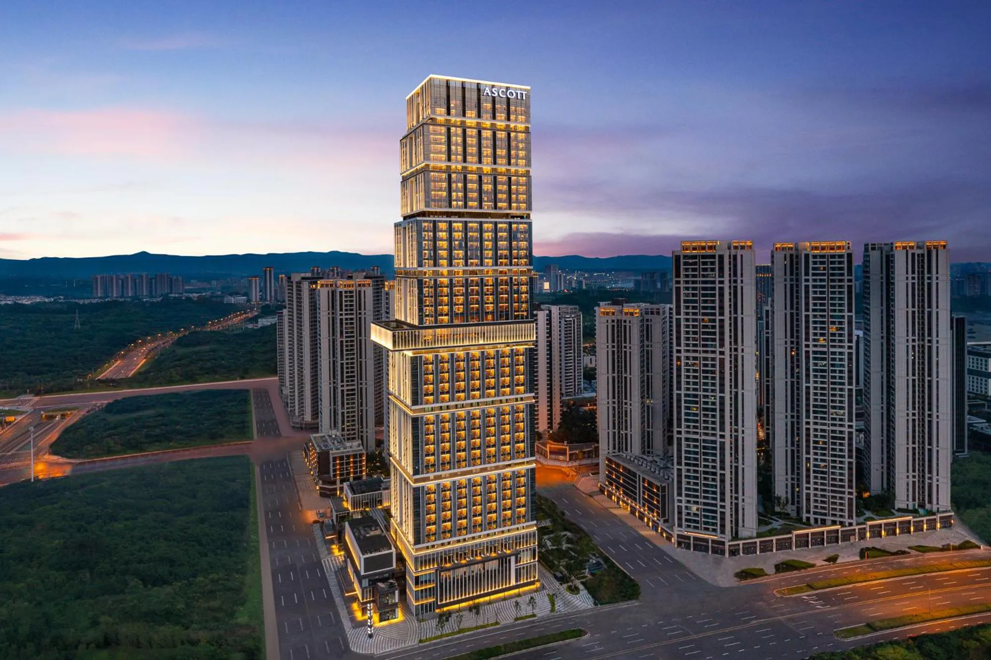 Property building in Ascott Qinhuang Chengdu