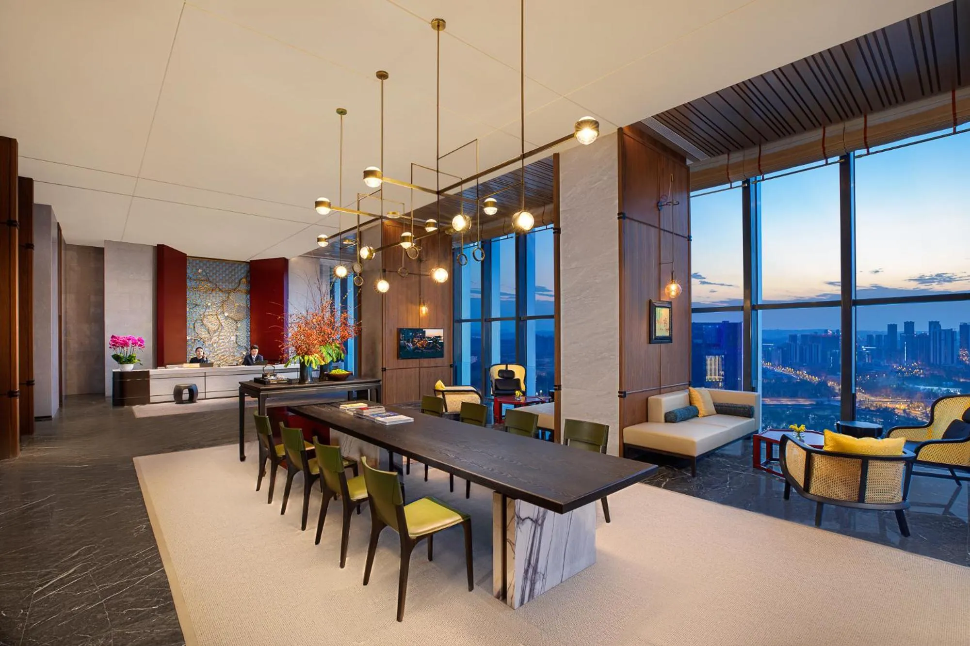 Lobby or reception in Ascott Qinhuang Chengdu