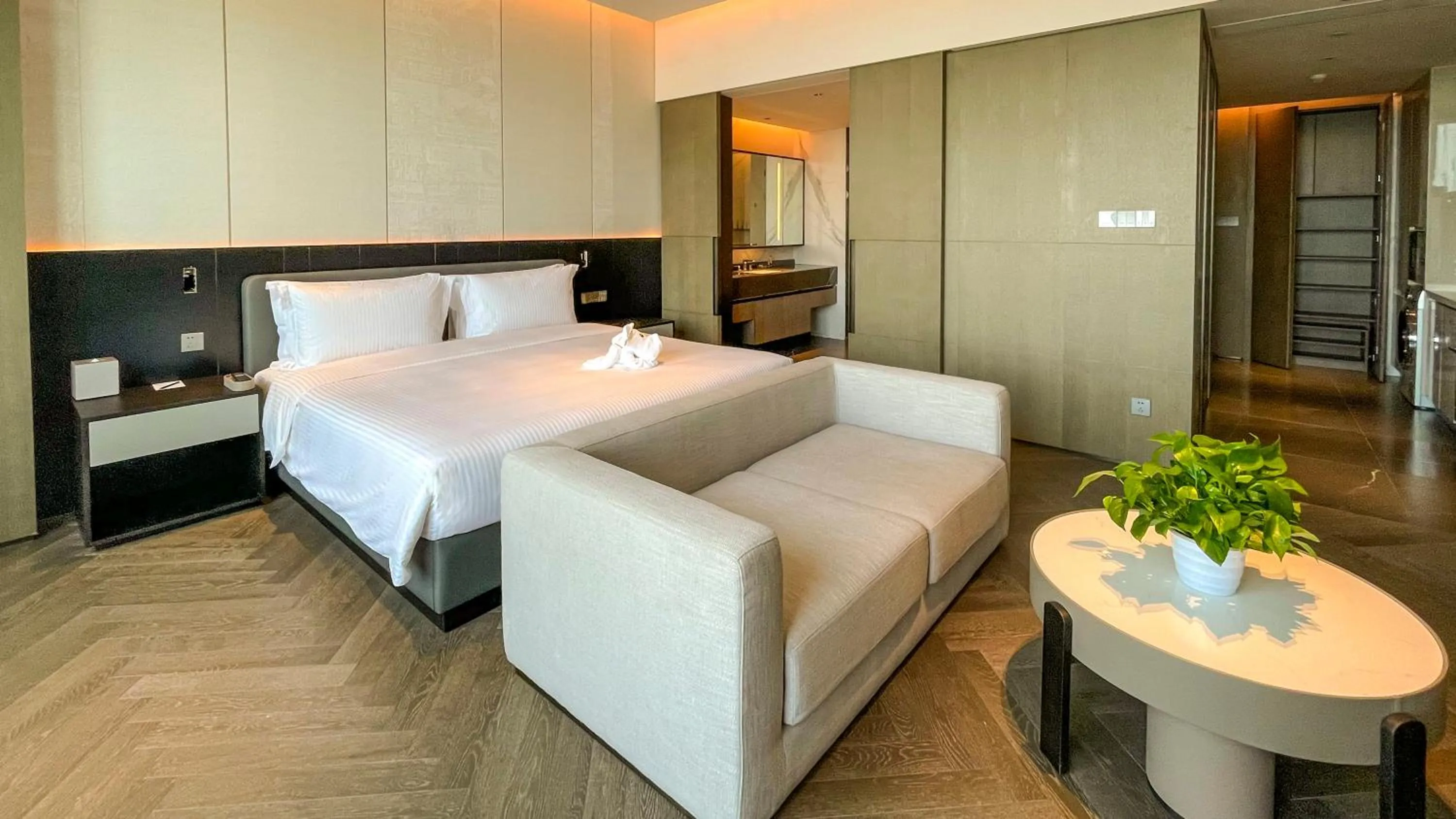 Bed in Ascott Qinhuang Chengdu