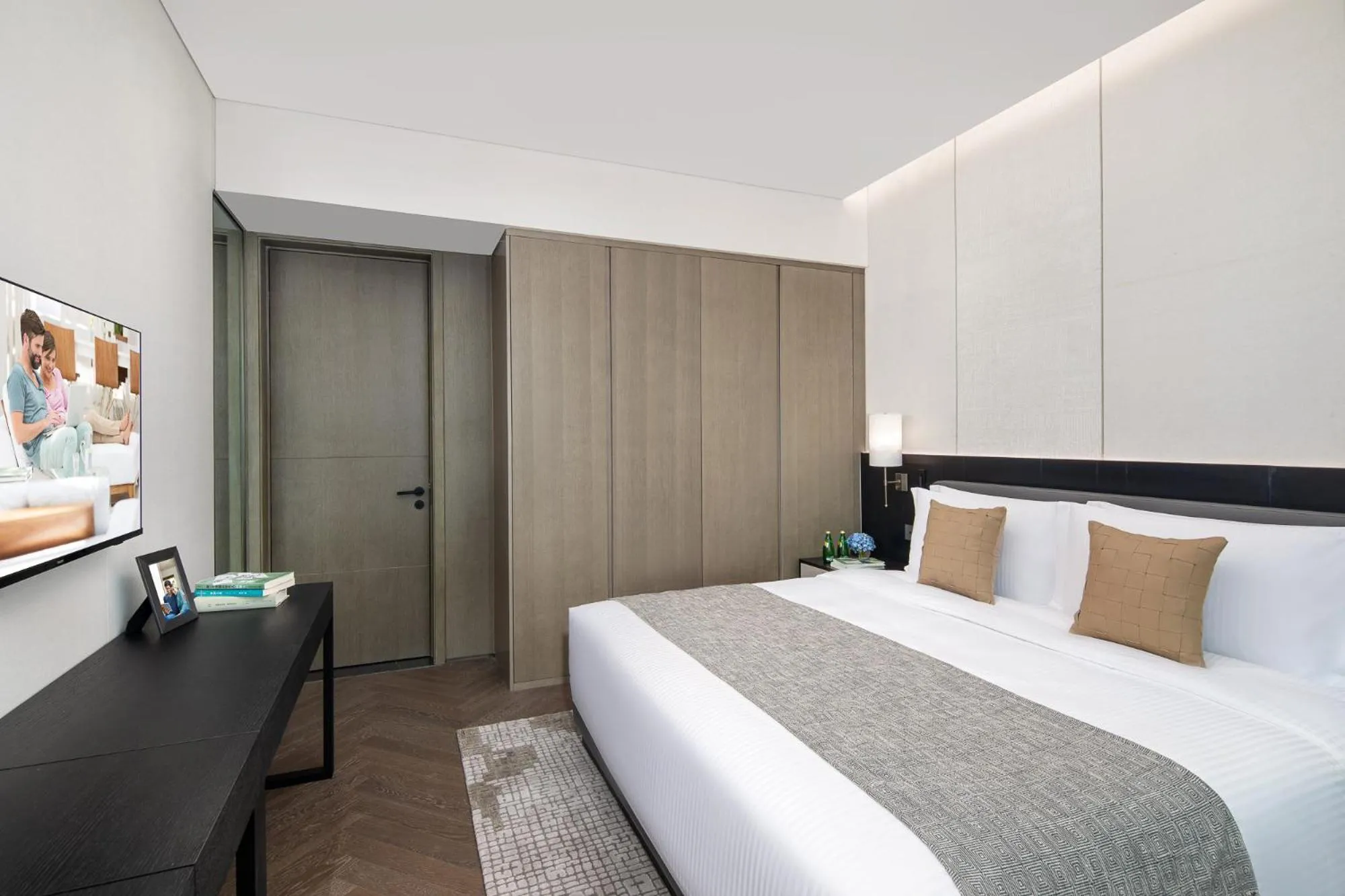 Bedroom, Bed in Ascott Qinhuang Chengdu