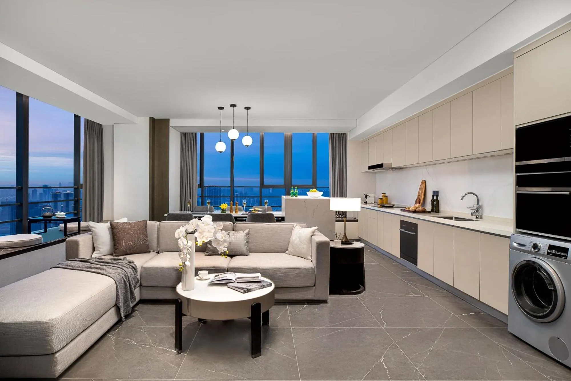 Kitchen or kitchenette in Ascott Qinhuang Chengdu