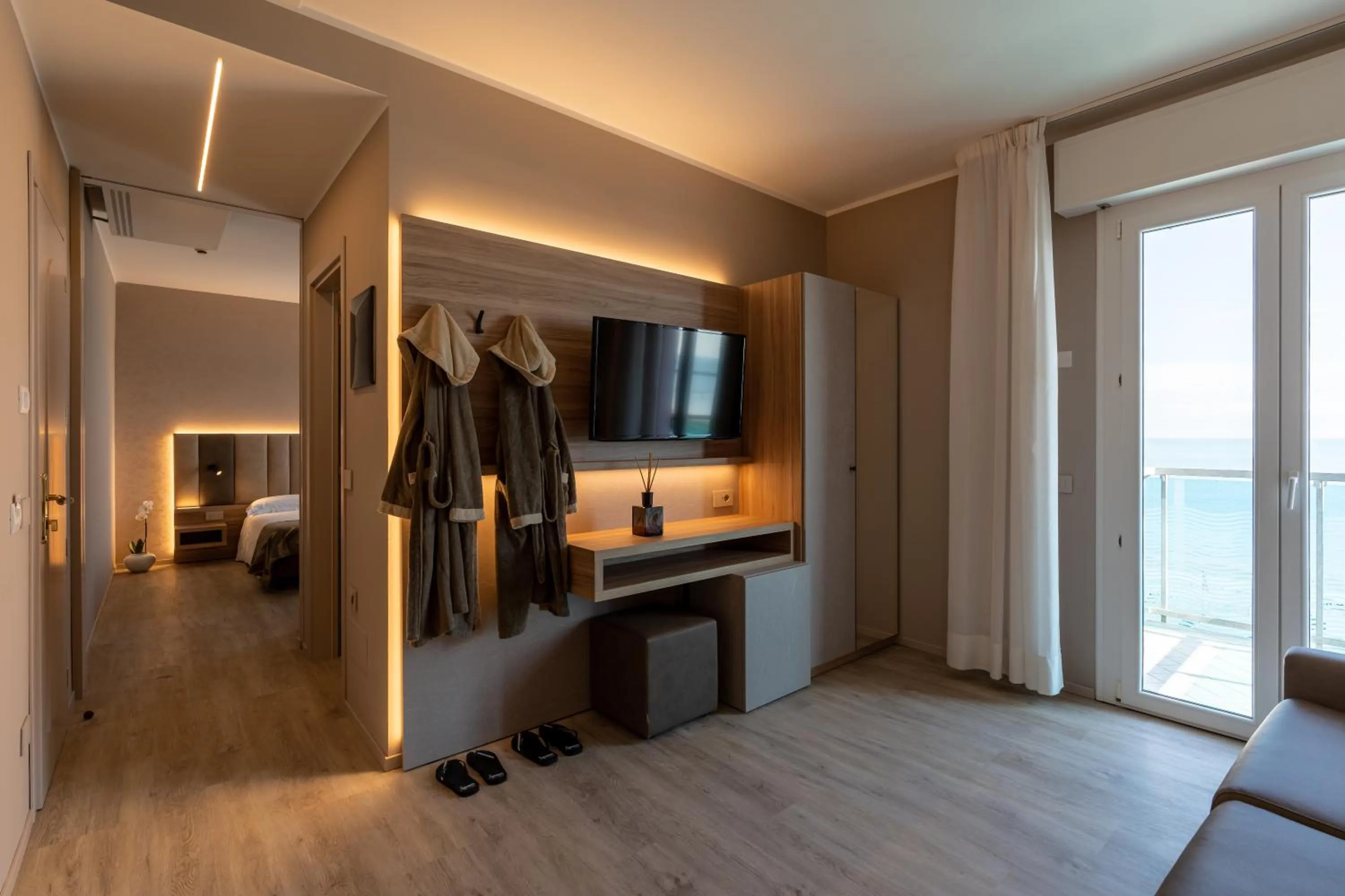 Bed in Hotel Lungomare