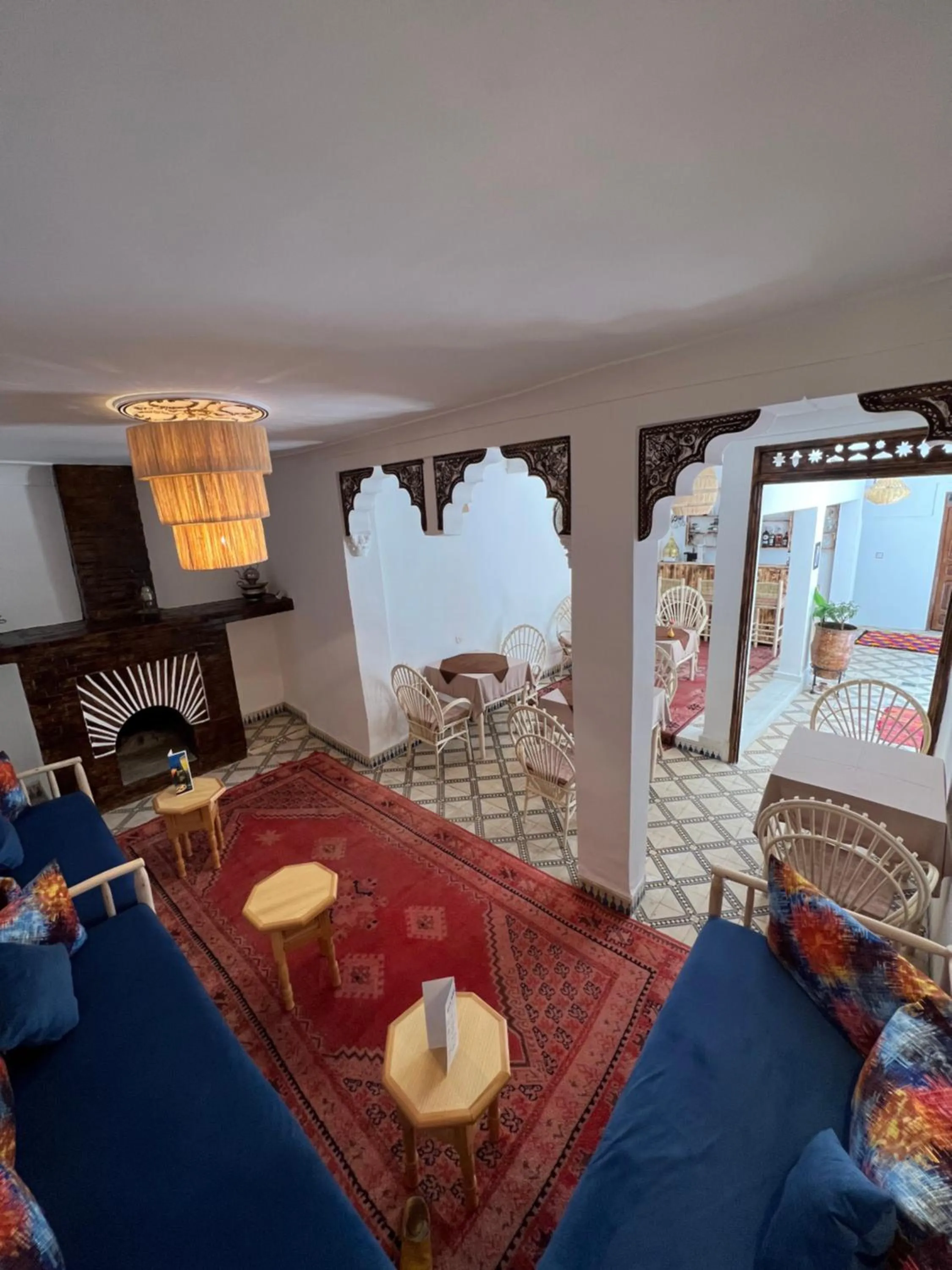 Living room in Riad Malfa