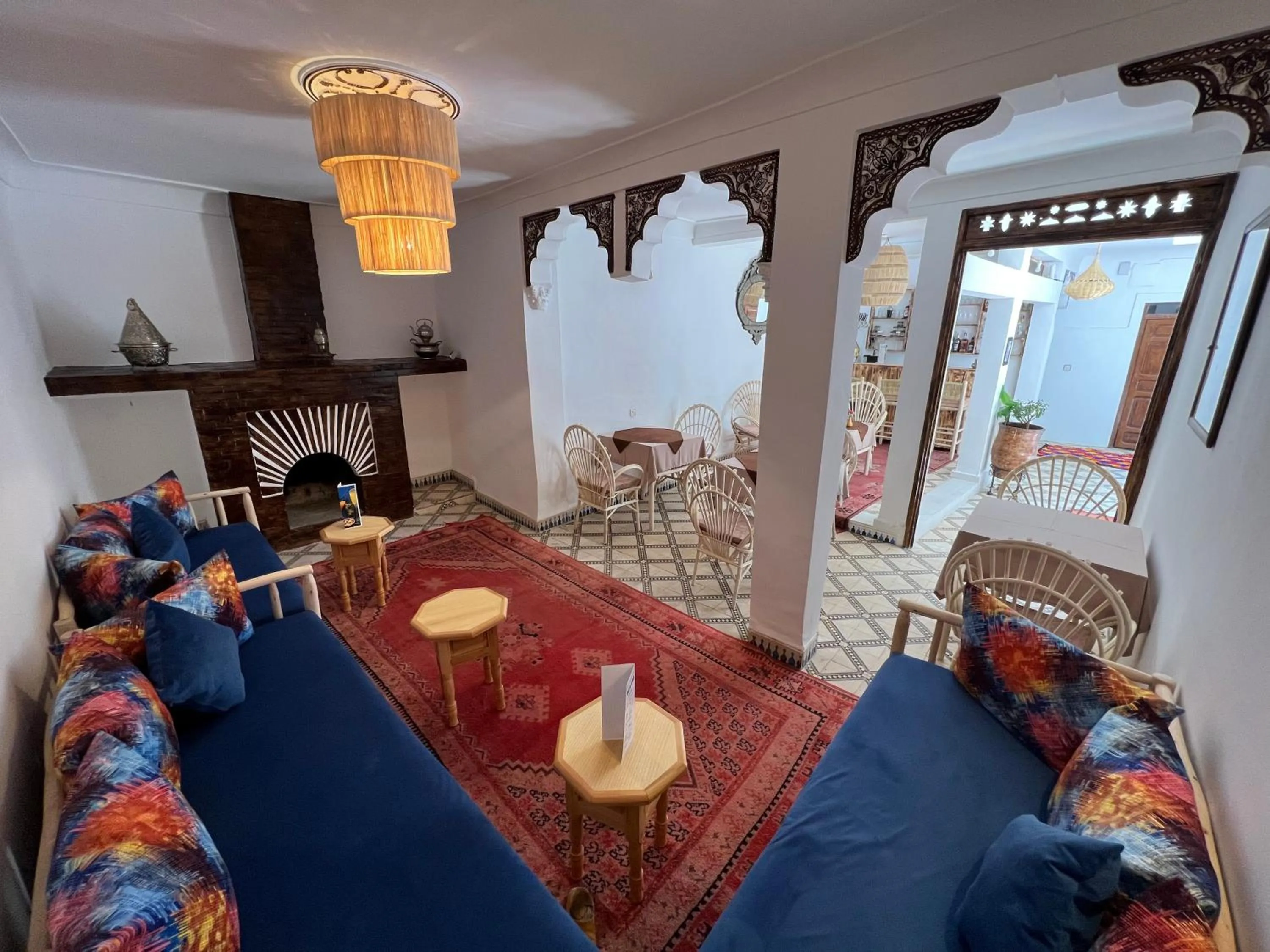 Living room in Riad Malfa