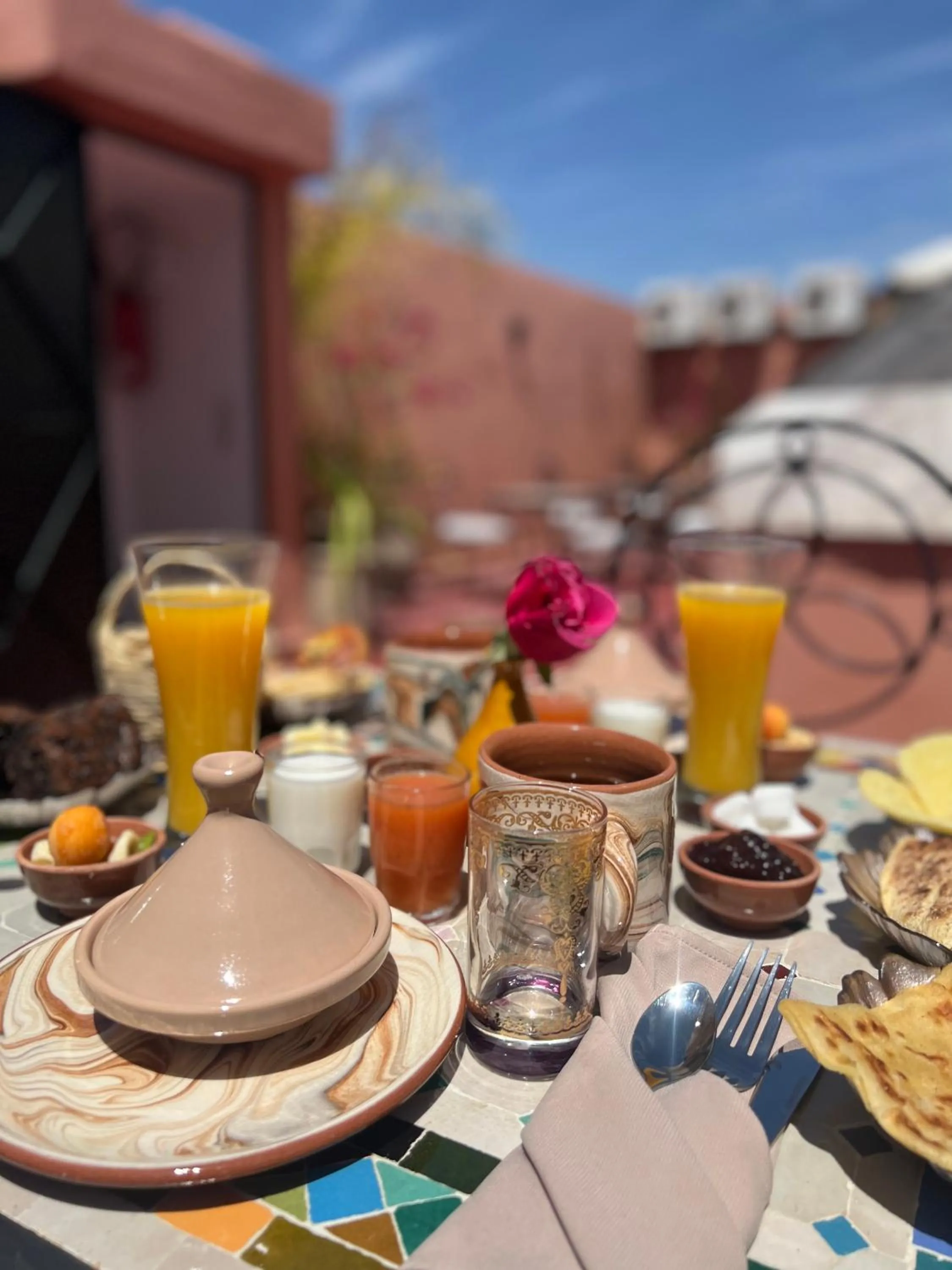 Food and drinks in Riad Malfa
