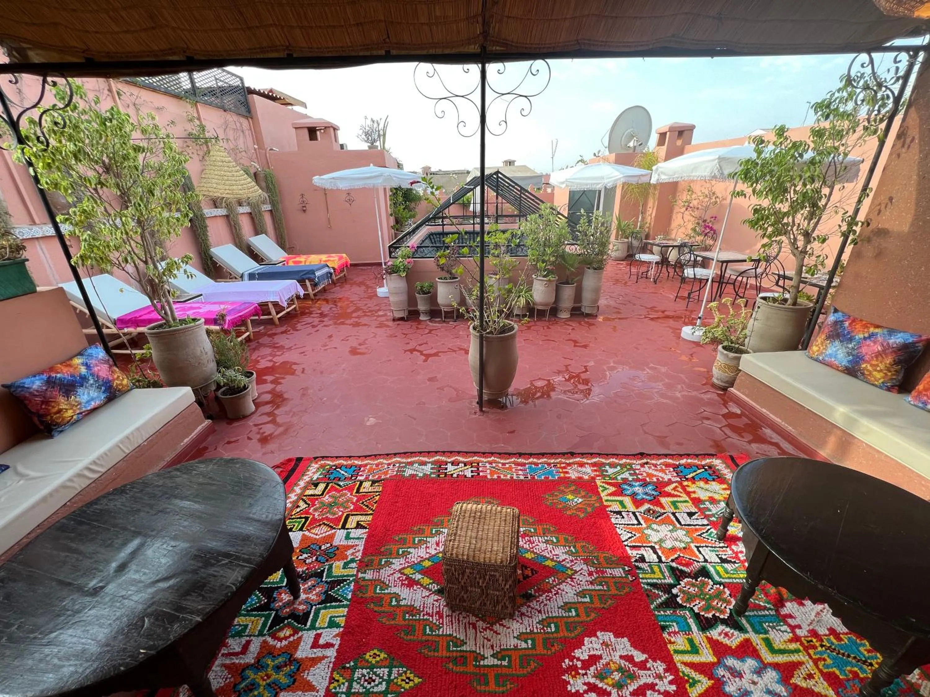 Patio in Riad Malfa