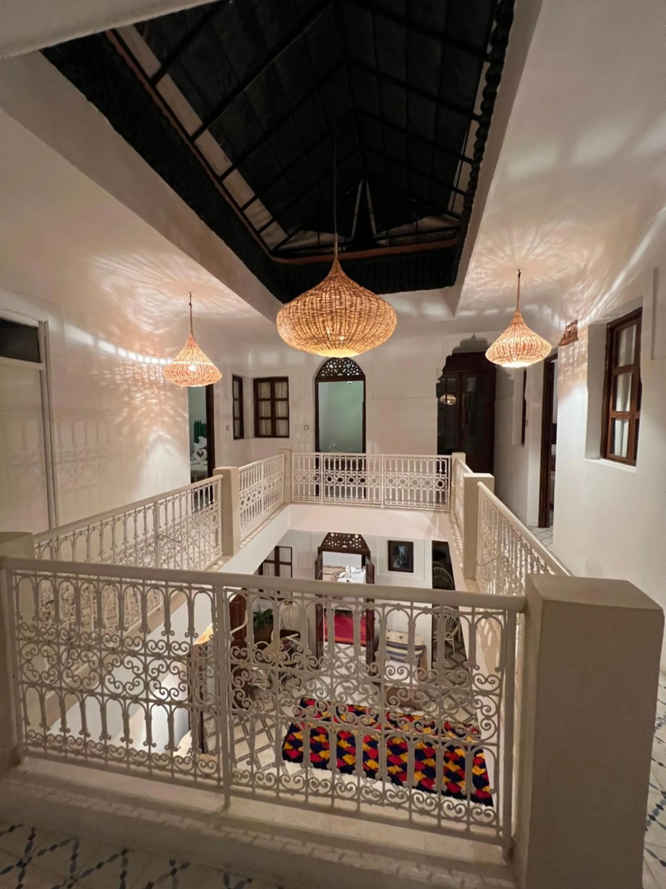 Balcony/Terrace, Bed in Riad Malfa