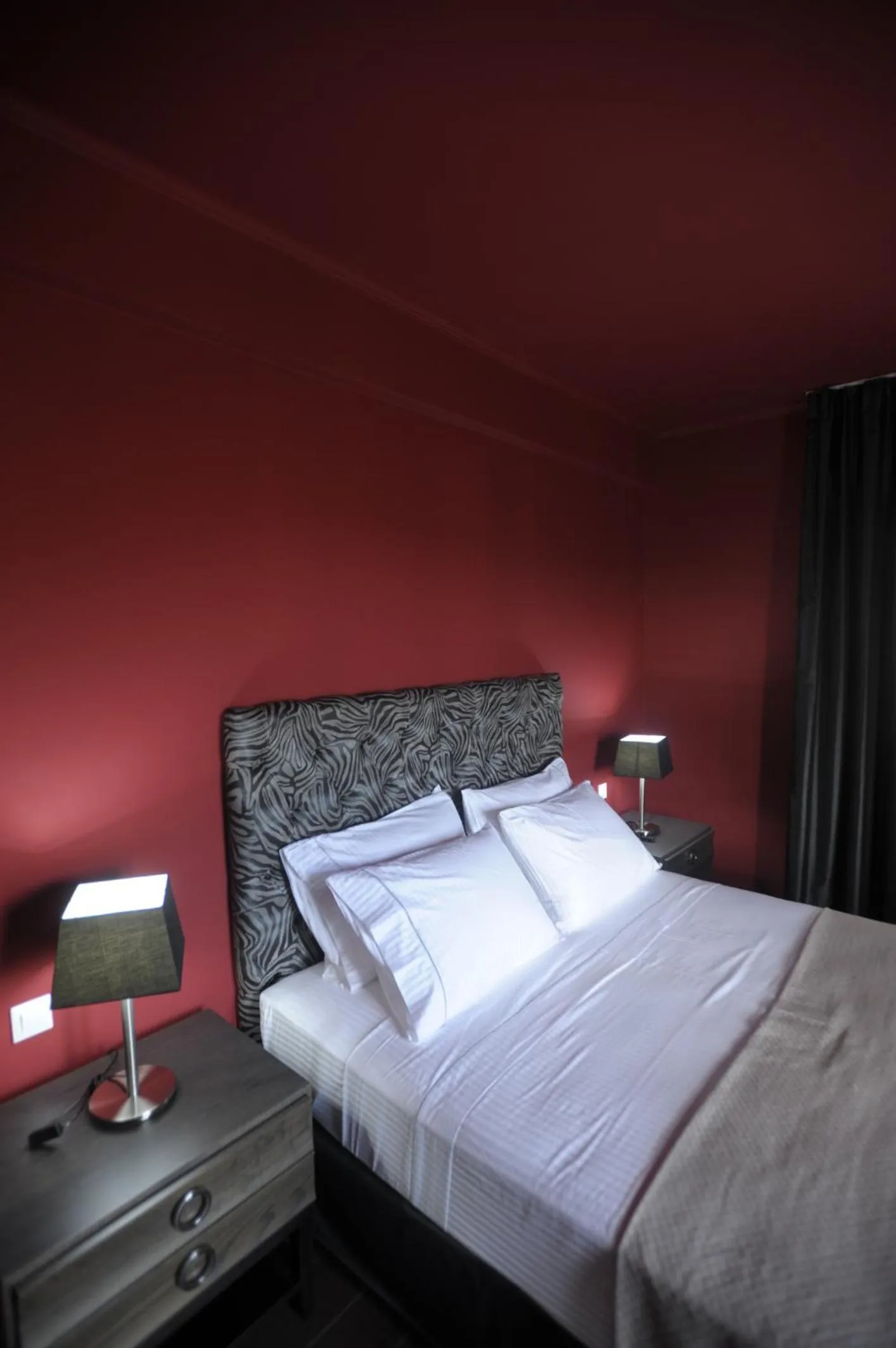 Bed in Theasis Hotel Paramythia