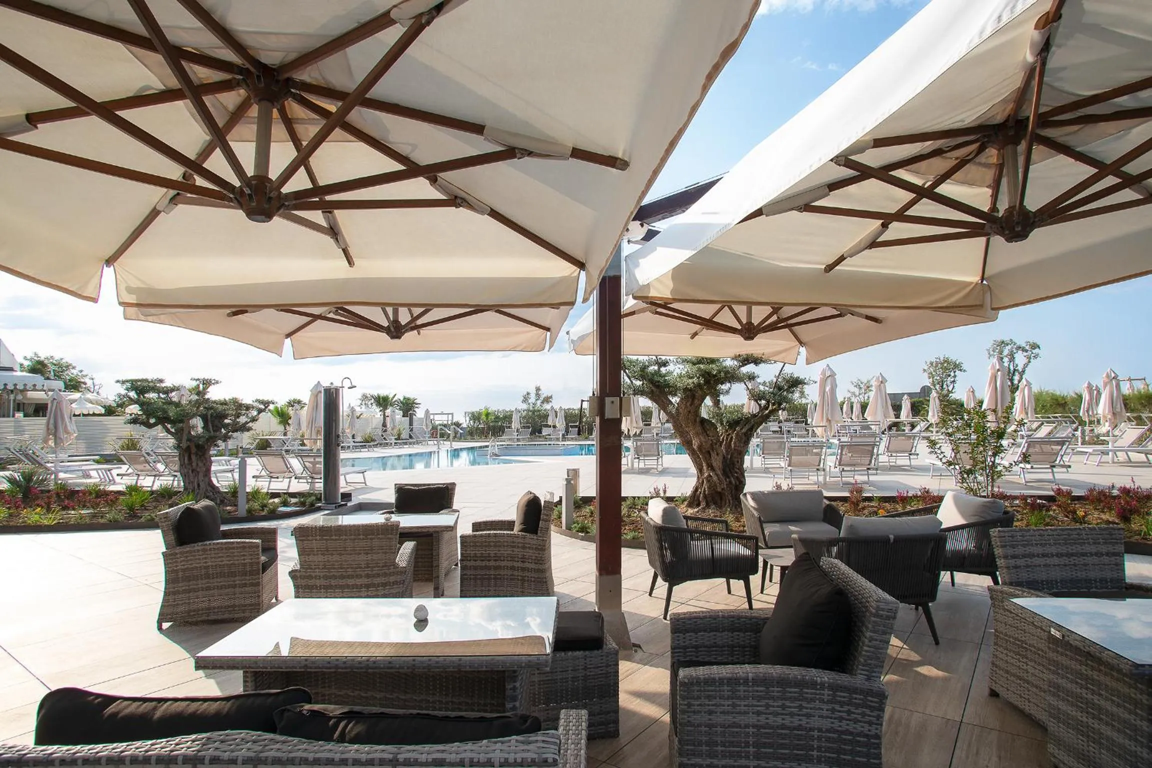 Patio in Fantinello Hotel