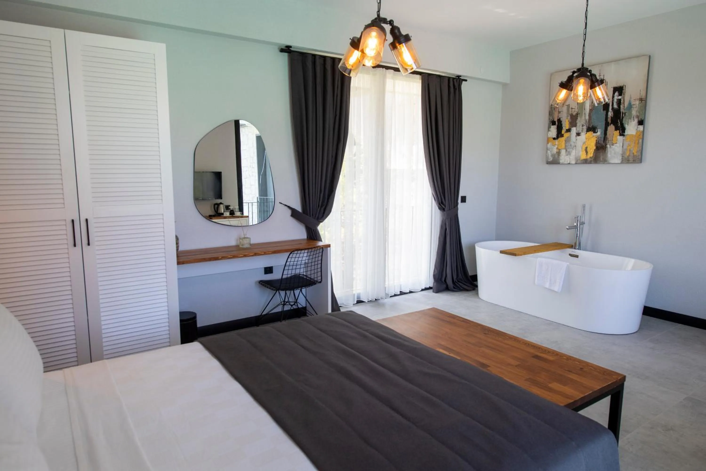 Photo of the whole room, Bed in Primus Alacati Adult Only