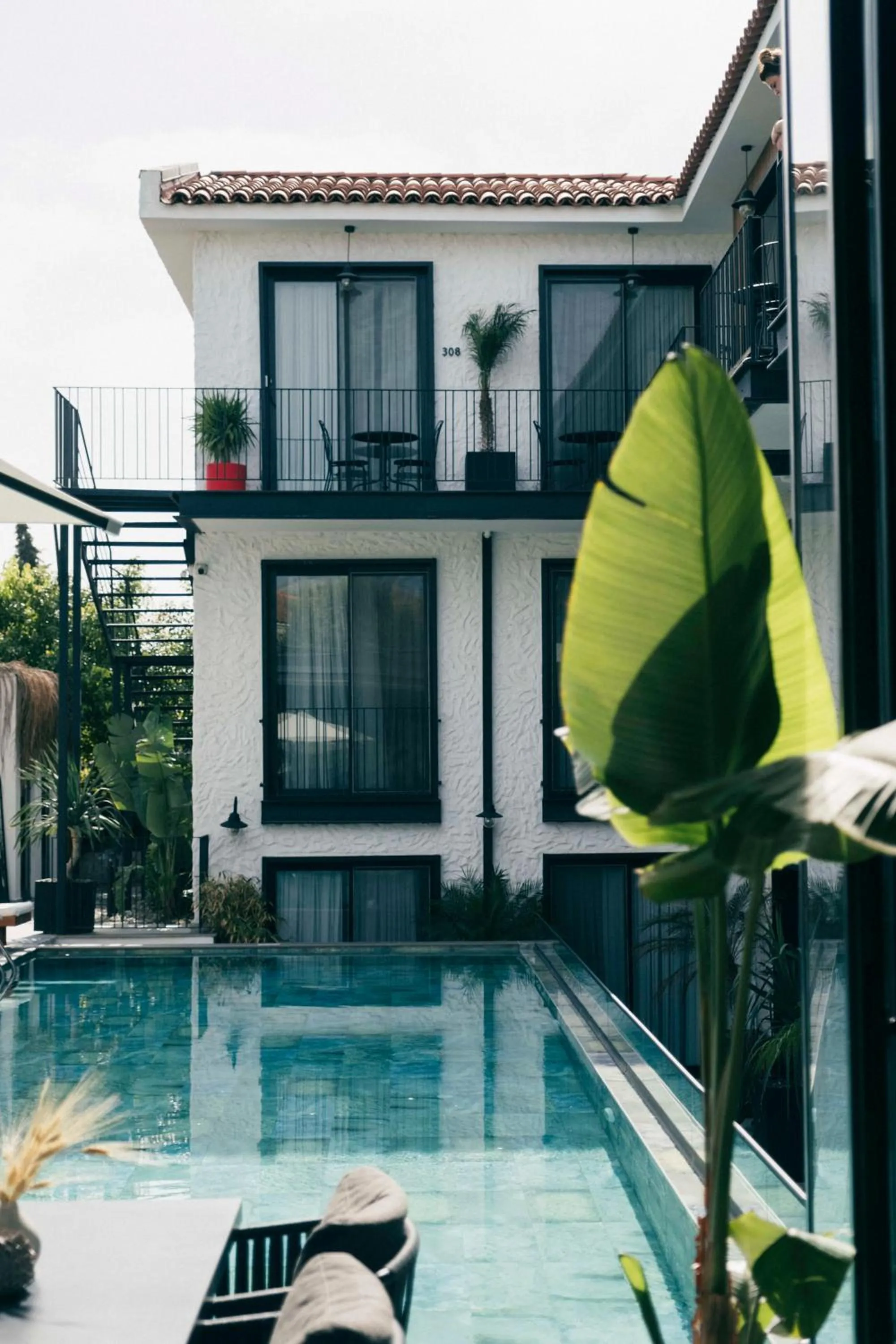 Pool view in Primus Alacati Adult Only