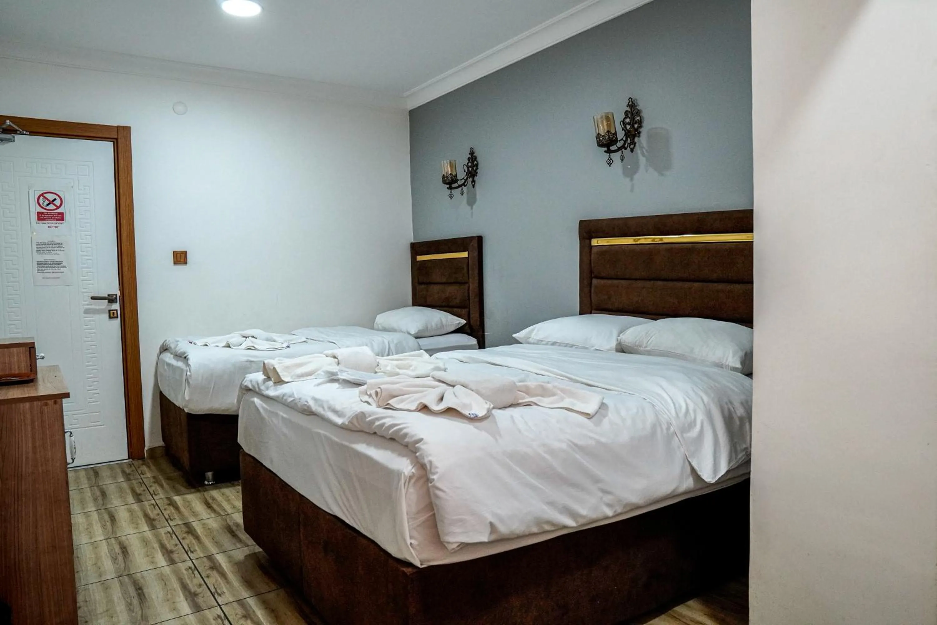 Photo of the whole room, Bed in LAOS OTEL