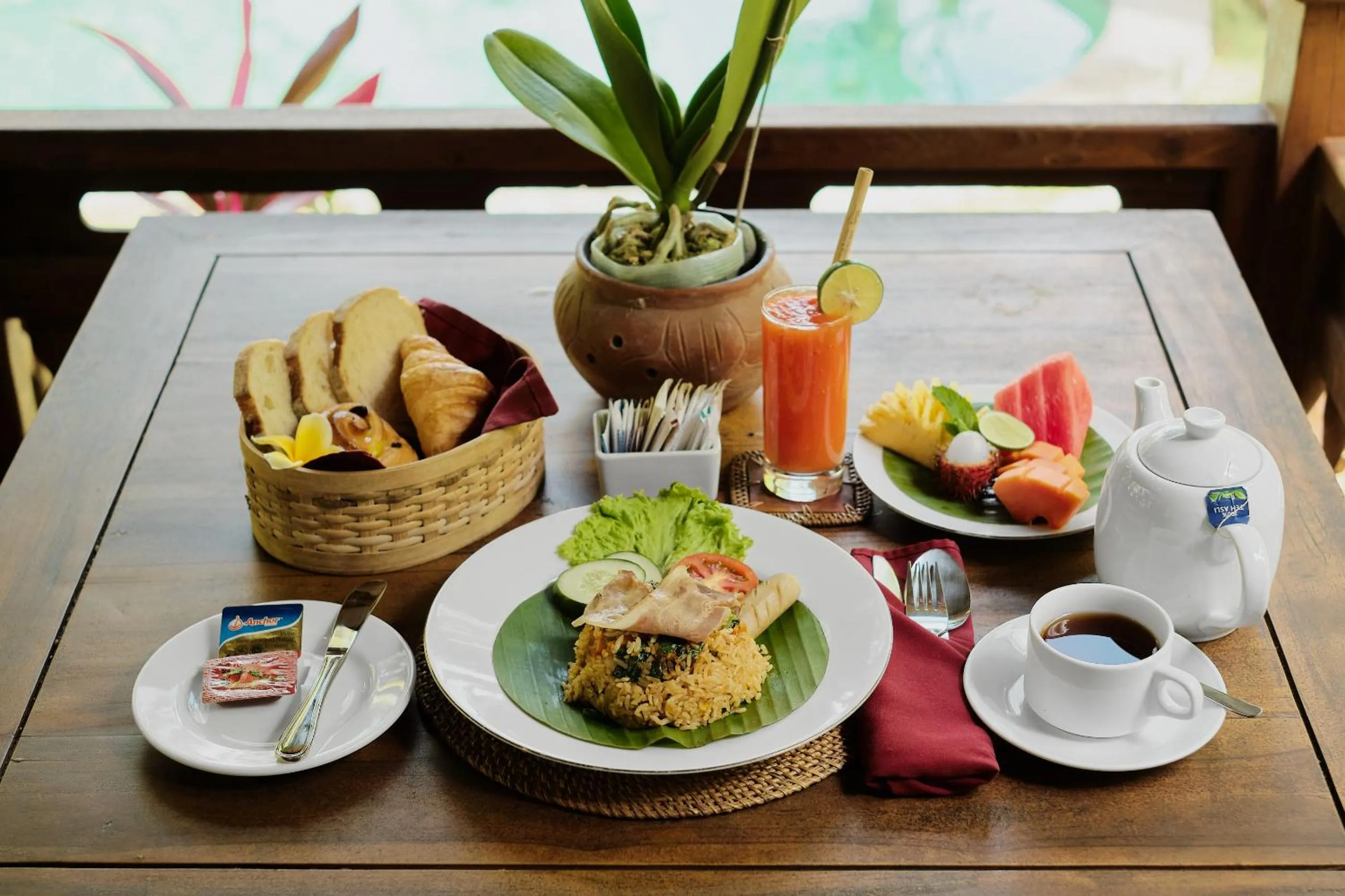 Food and drinks in Anandari Ubud Villa