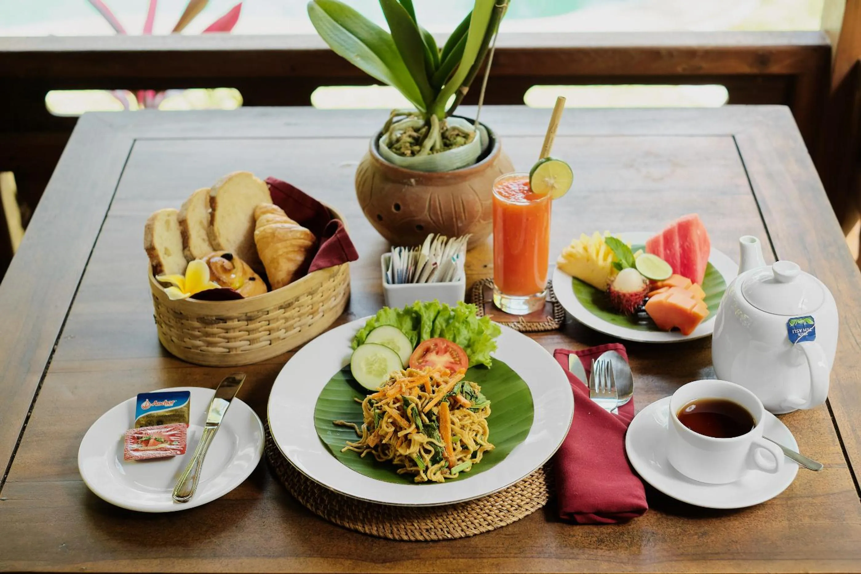 Food in Anandari Ubud Villa