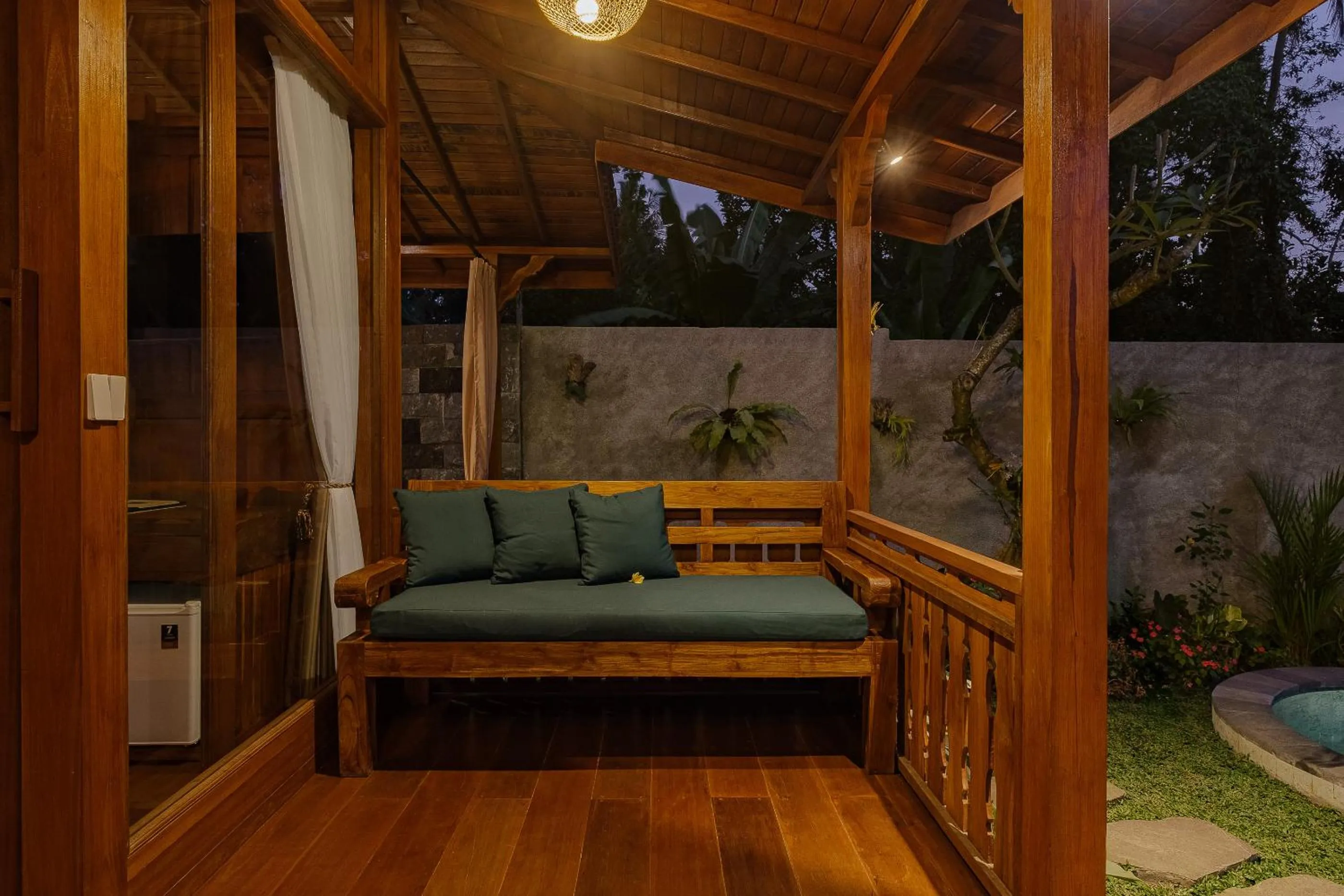 Seating area in Anandari Ubud Villa