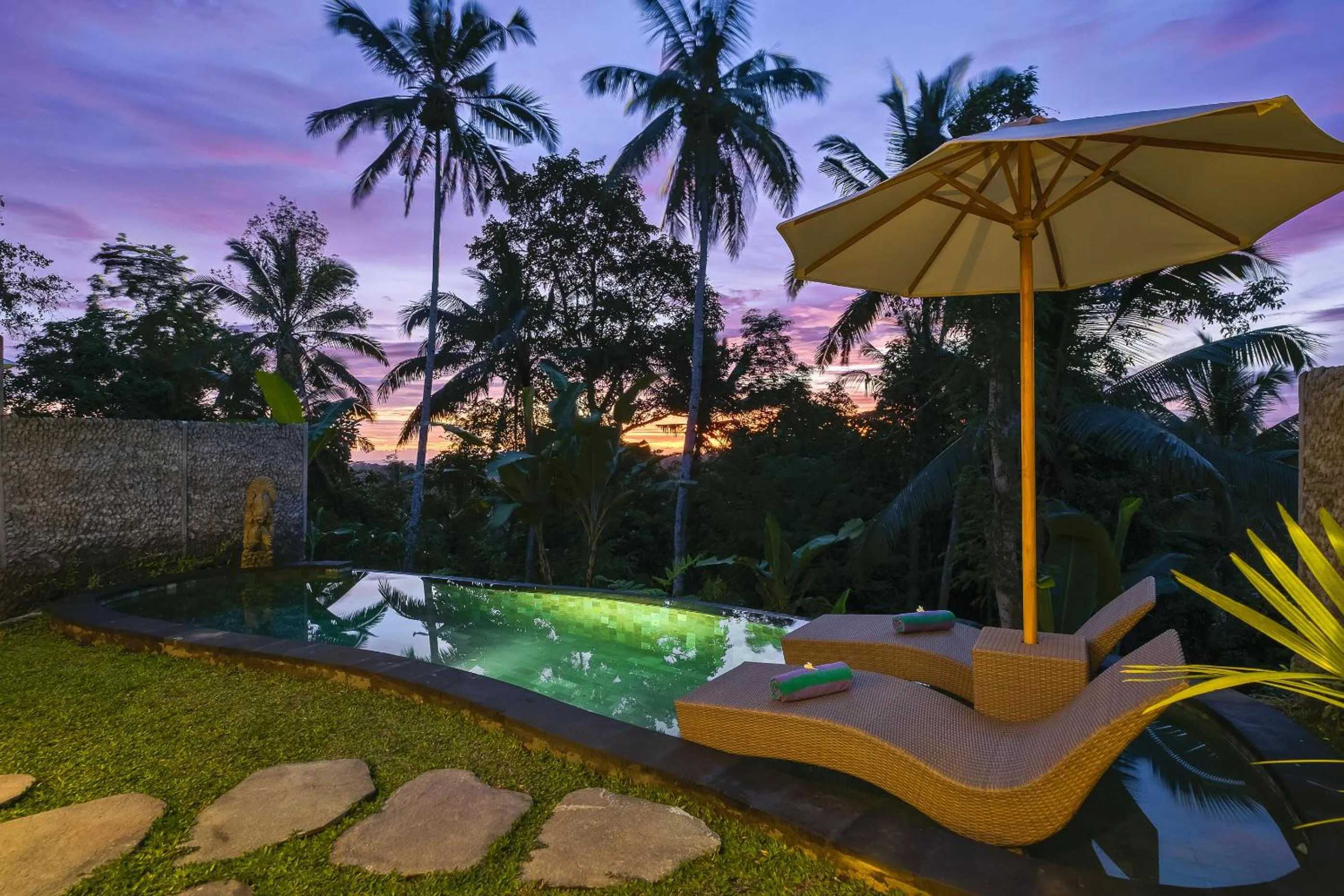 Swimming pool in Anandari Ubud Villa