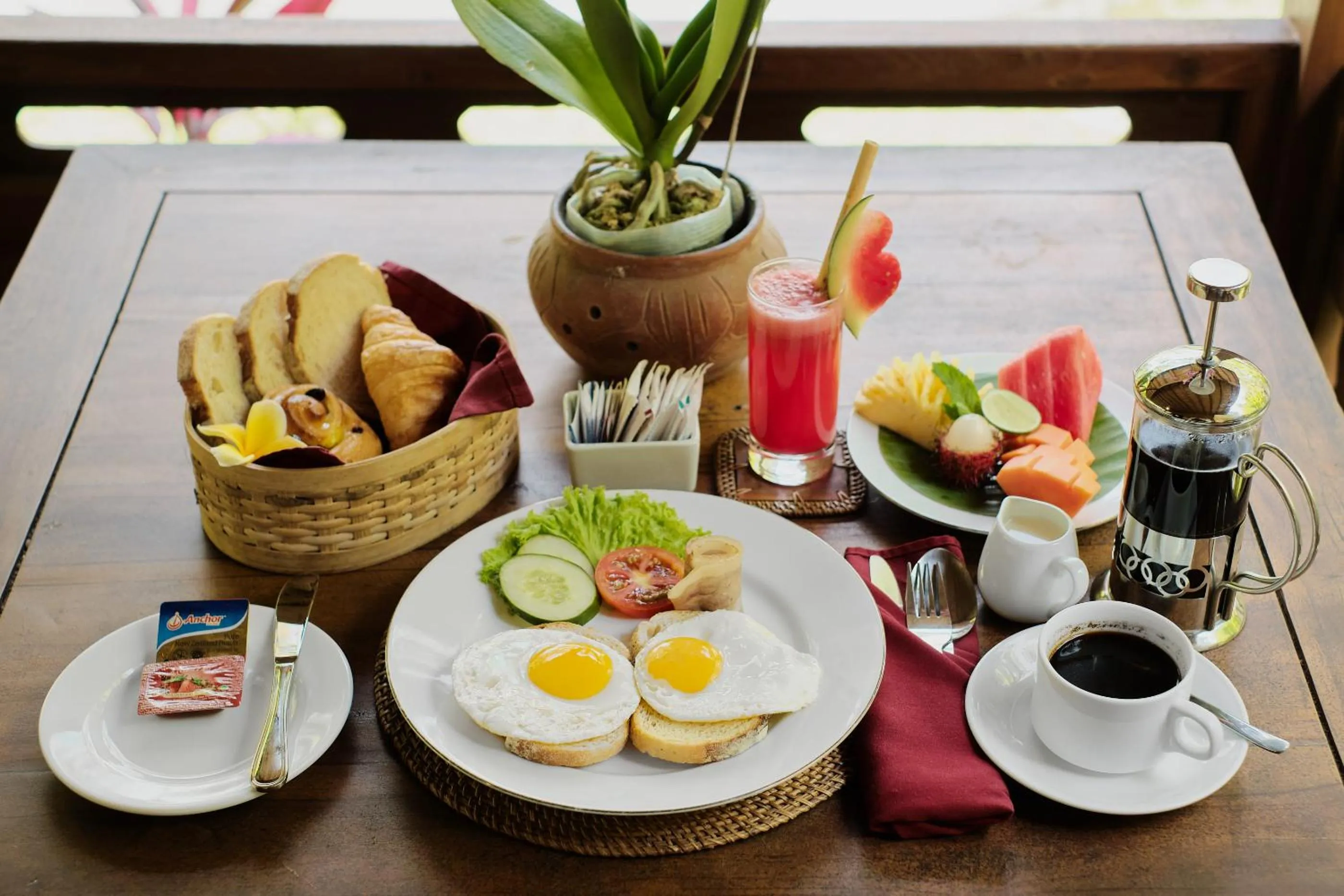 Food and drinks in Anandari Ubud Villa