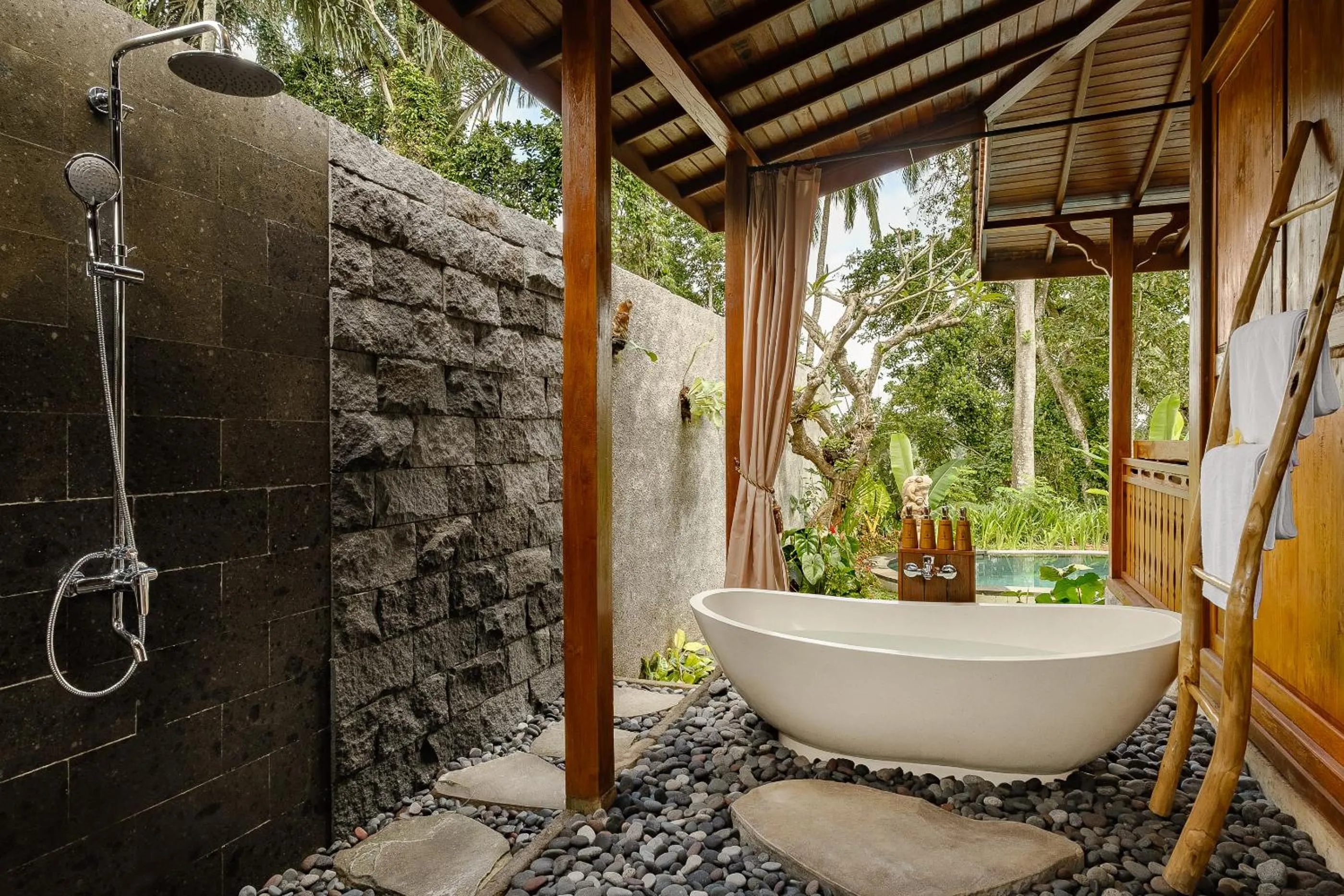 Shower in Anandari Ubud Villa