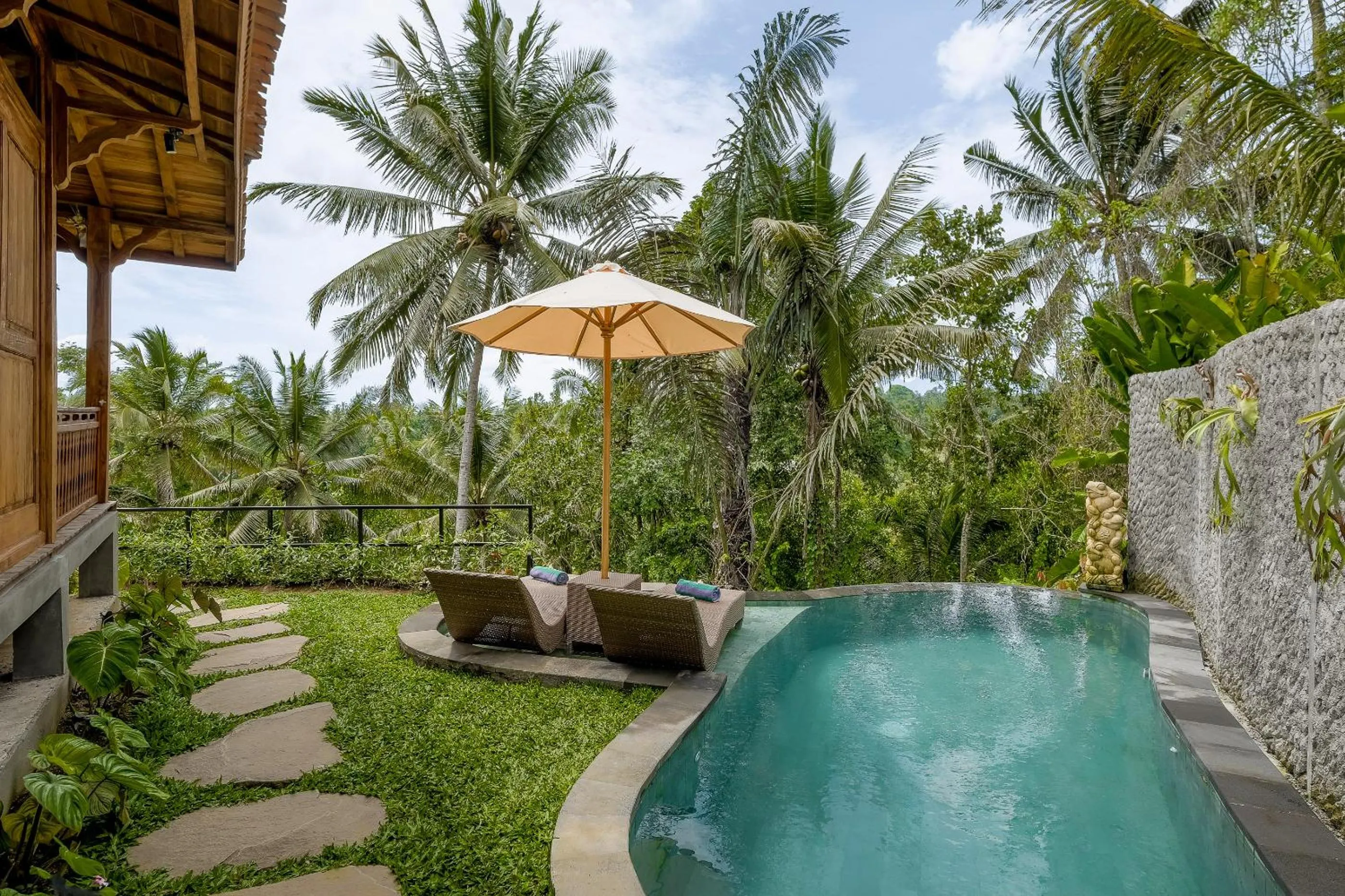 Swimming pool in Anandari Ubud Villa