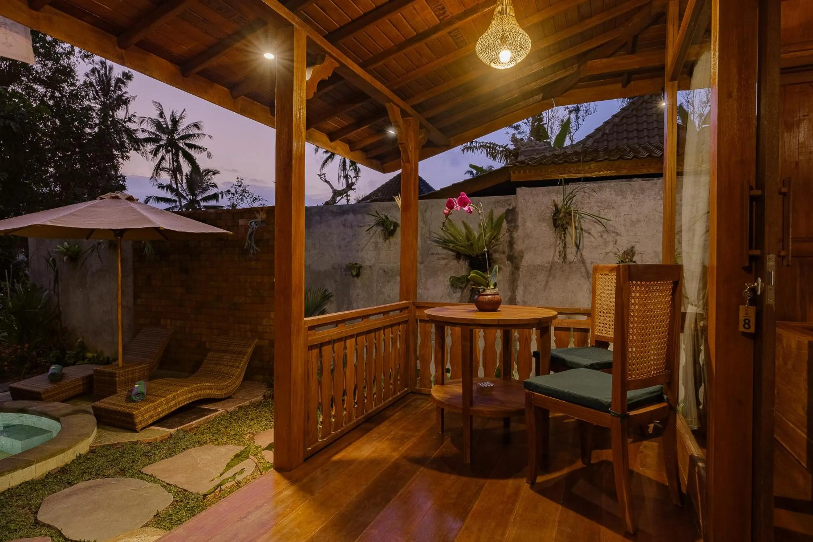 Patio in Anandari Ubud Villa