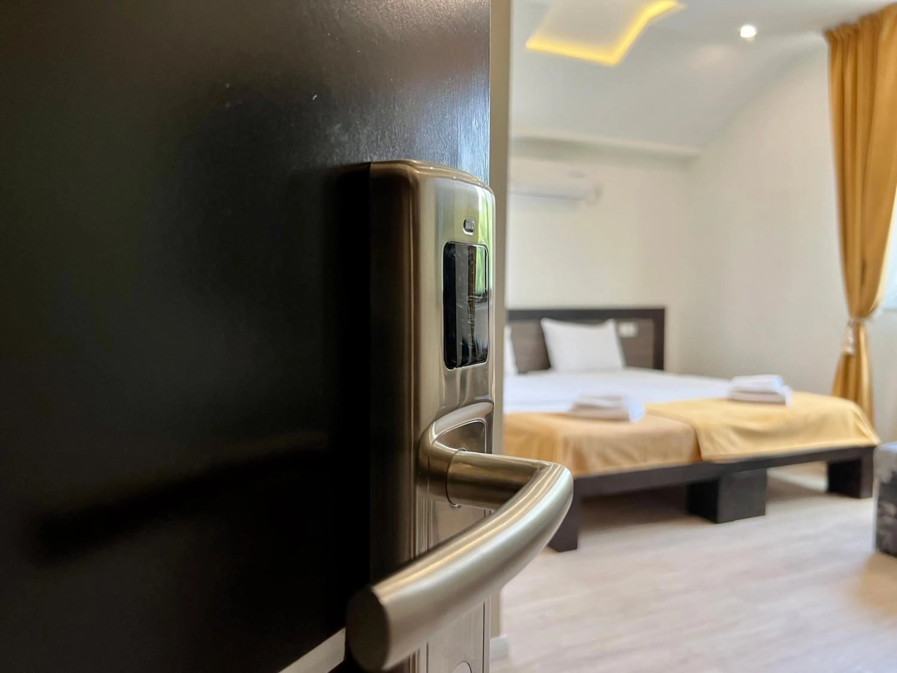 Bedroom, Bed in Side One Design Hotel Garni