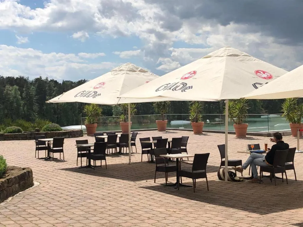 Patio in Bernsteinsee Hotel&Ferien