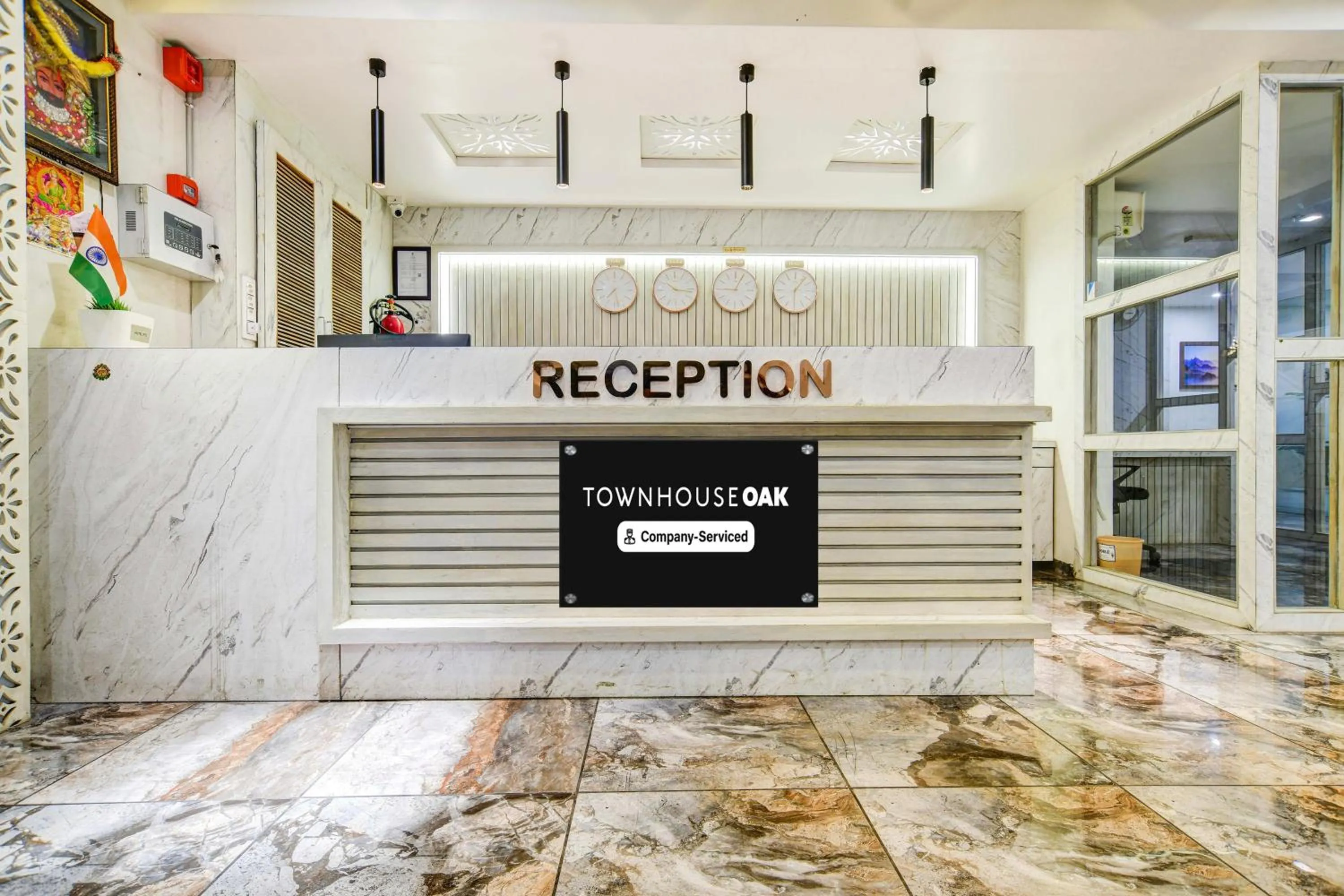 Lobby or reception in Townhouse Oak PTC Indore Junction