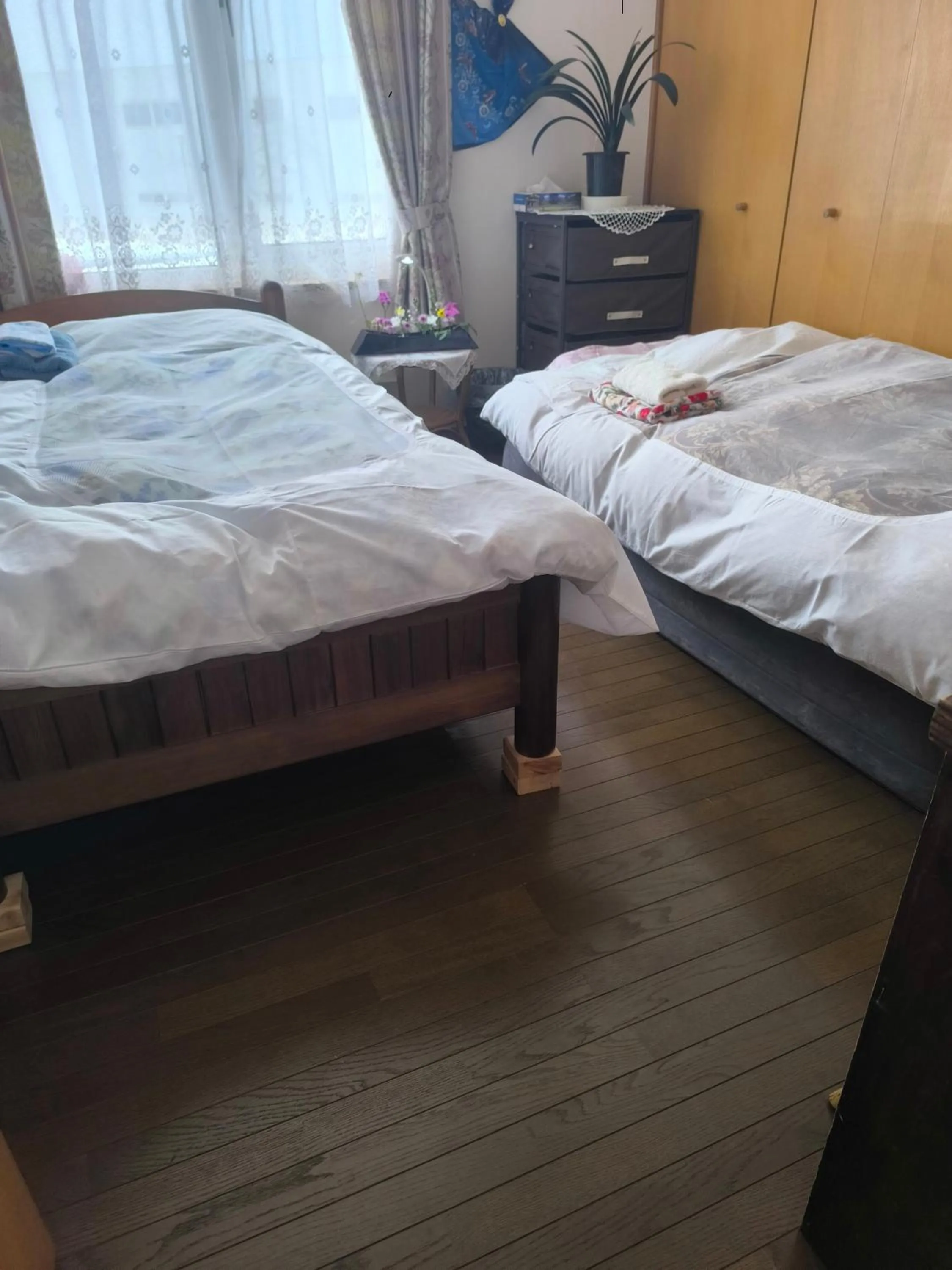Bedroom, Bed in Sapporoの実家 B&B Yoshida