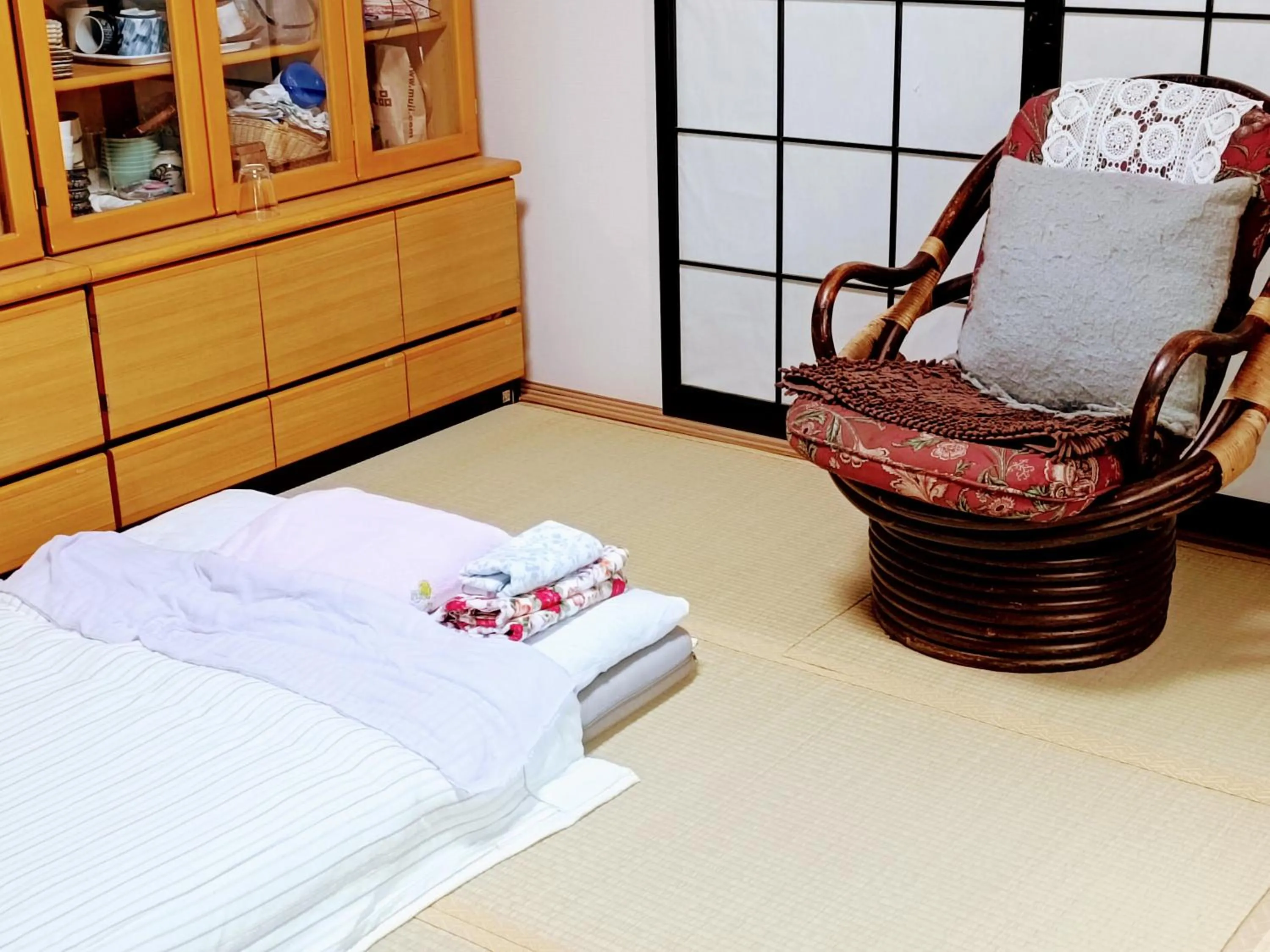 Triple Room with Terrace - single occupancy in Sapporoの実家 B&B Yoshida