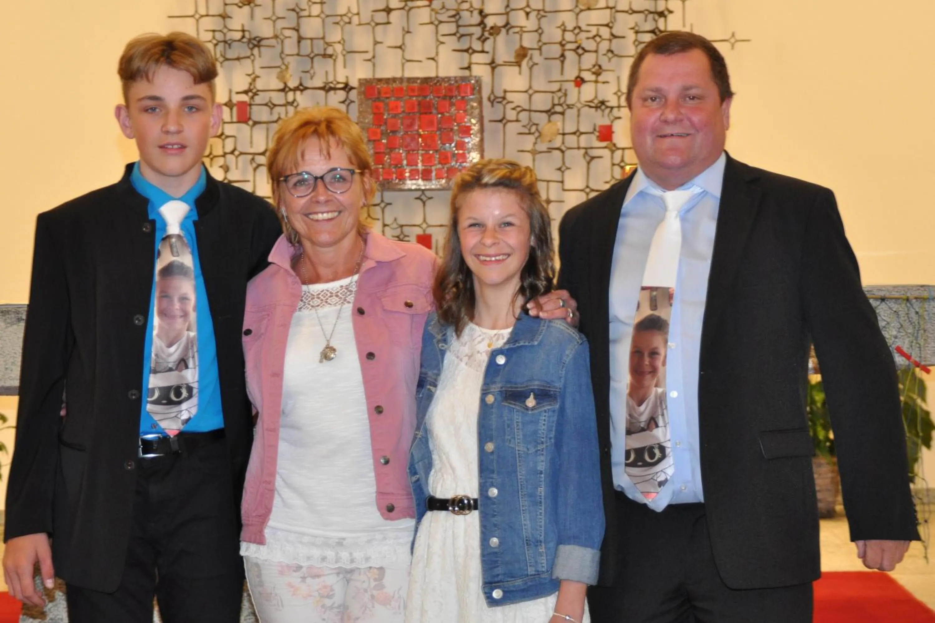 Family in Apartmenthaus Holiday