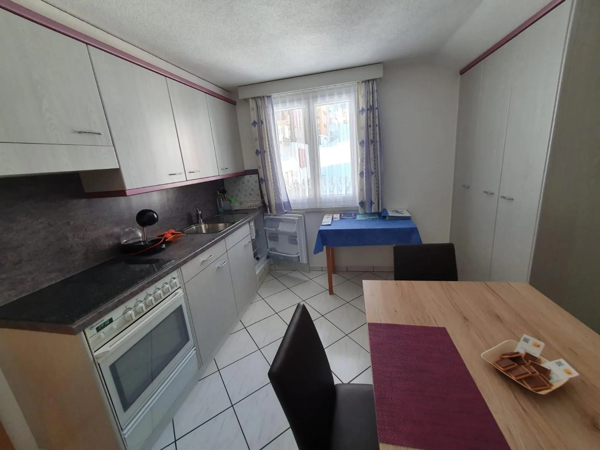 Kitchen or kitchenette in Apartmenthaus Holiday