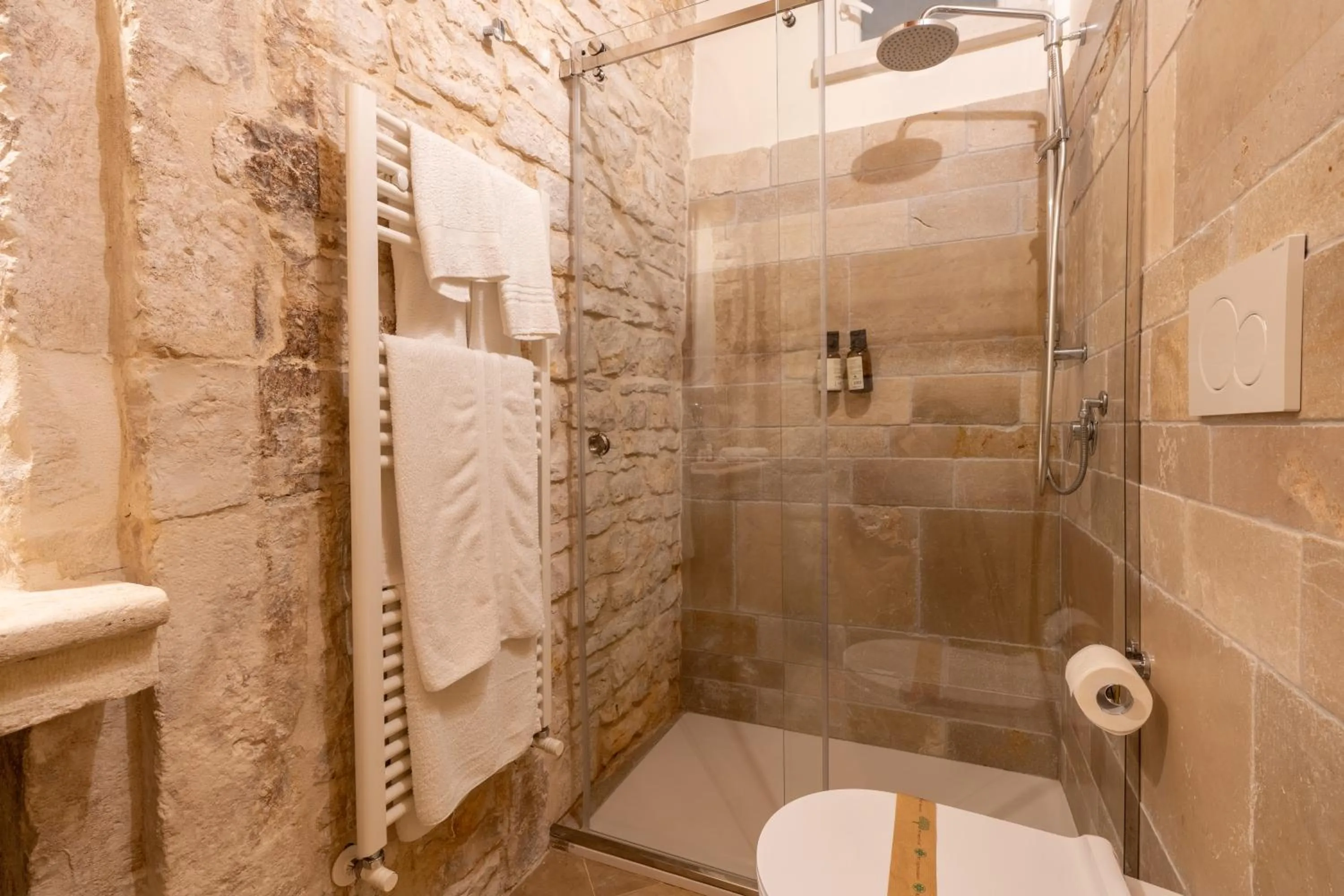 Shower in B&B Palazzo Vittoria