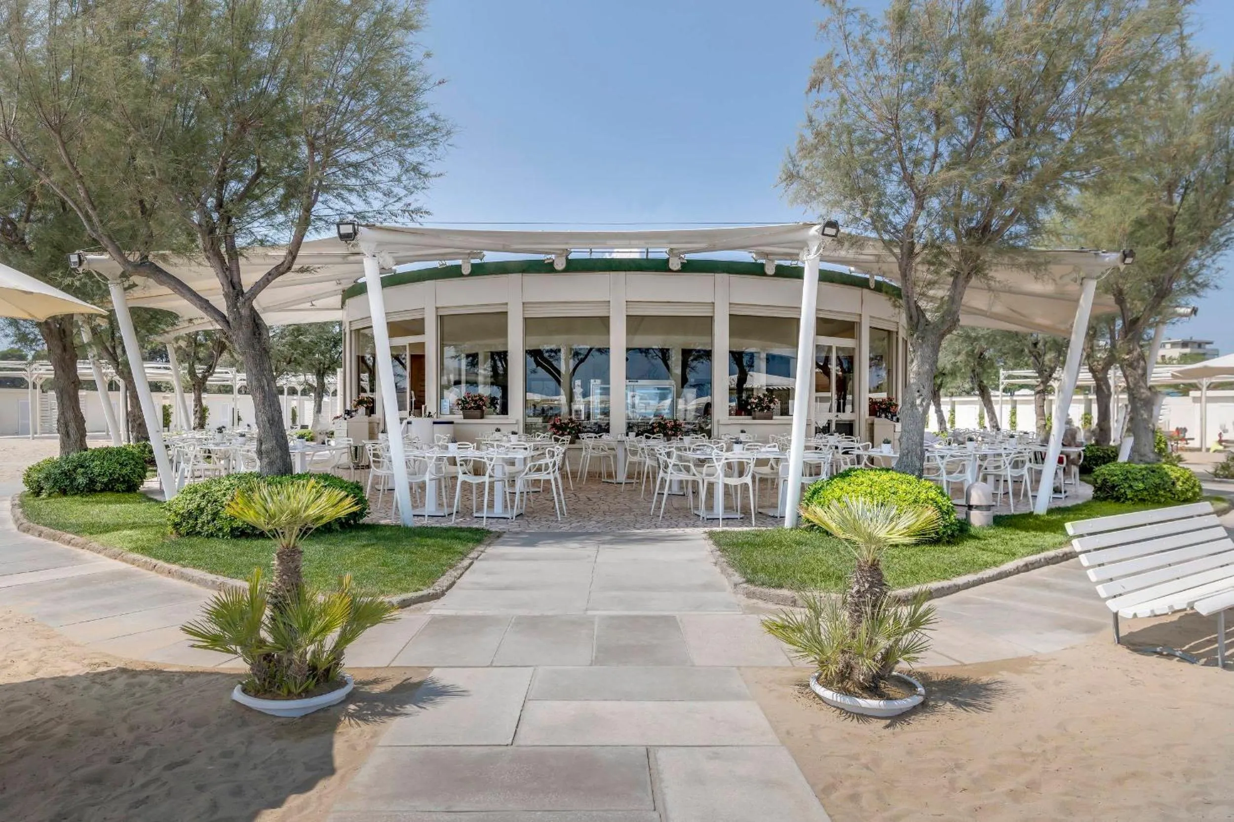 Beach in Grand Hotel Rimini