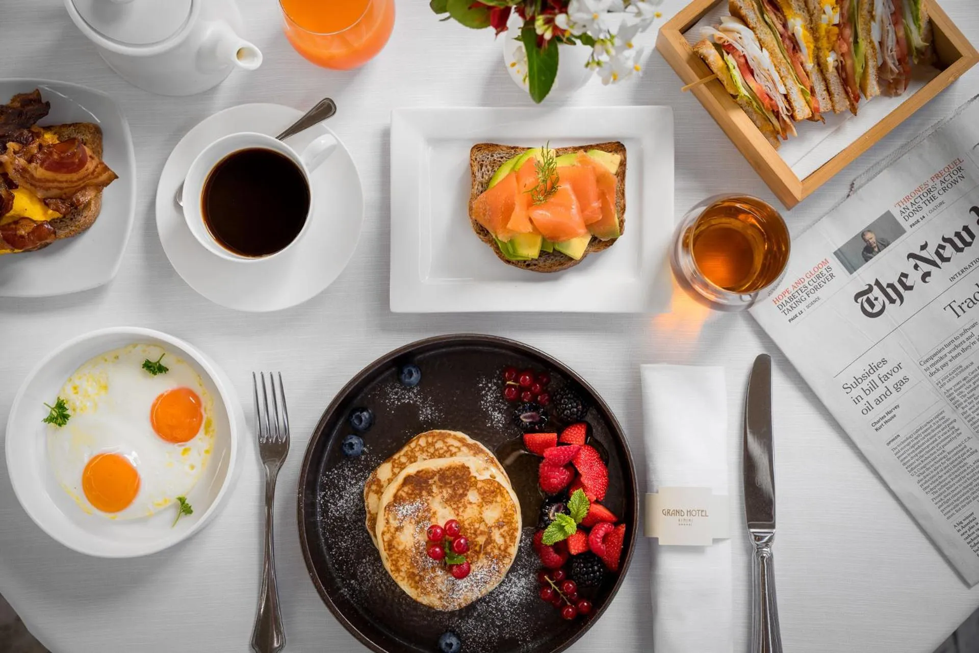 Breakfast in Grand Hotel Rimini