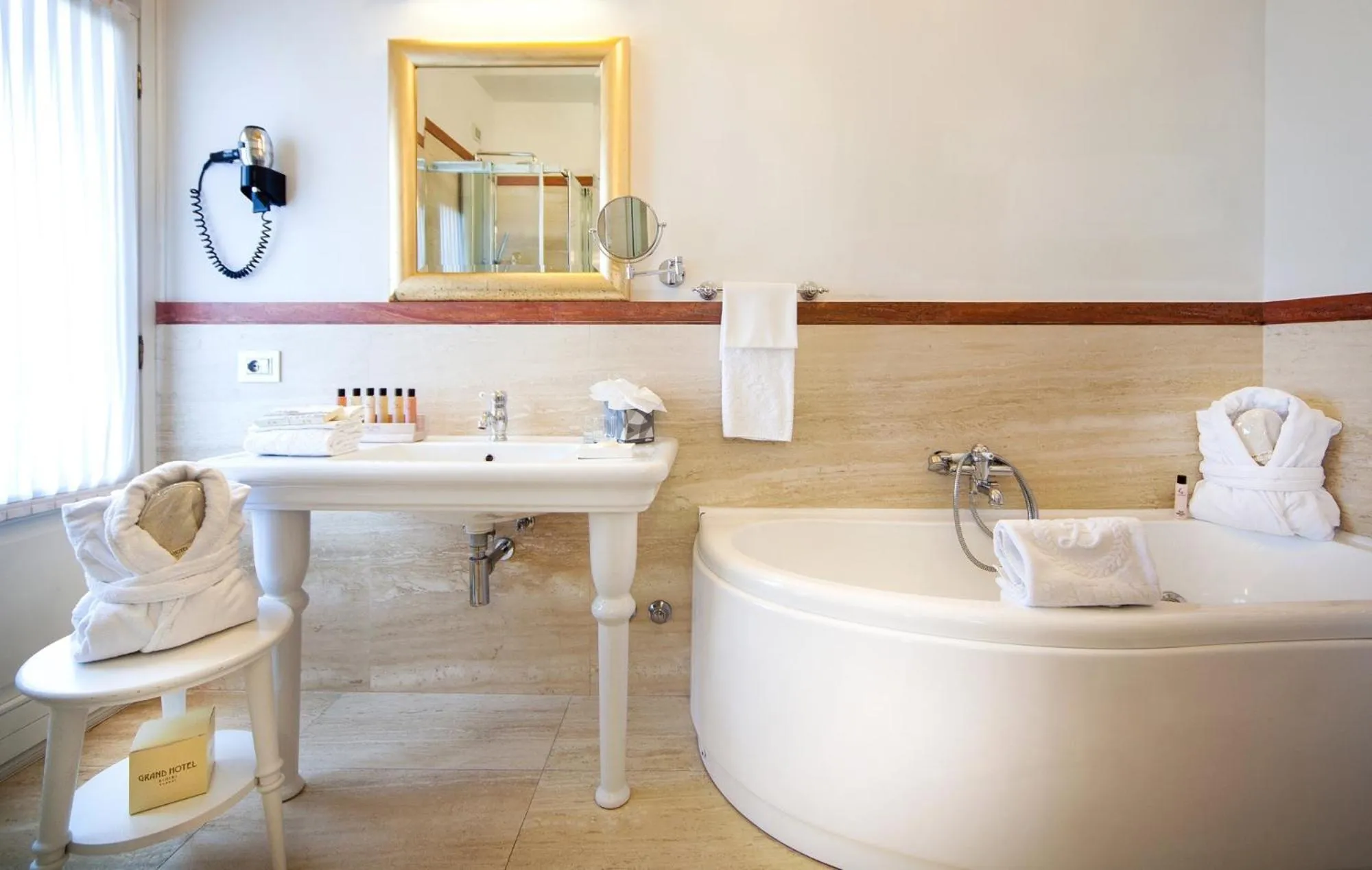 Bathroom in Grand Hotel Rimini