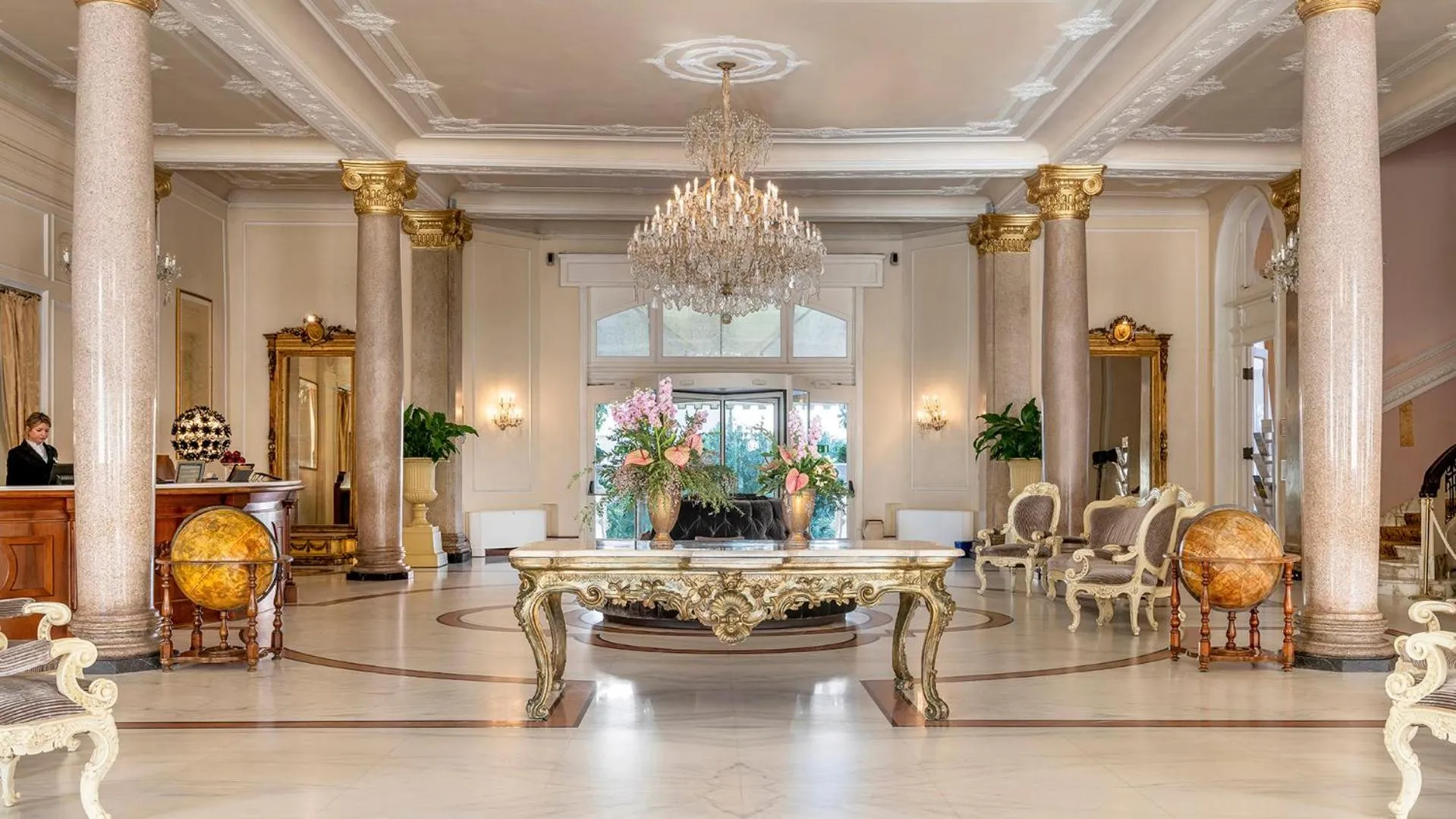 Lobby or reception in Grand Hotel Rimini