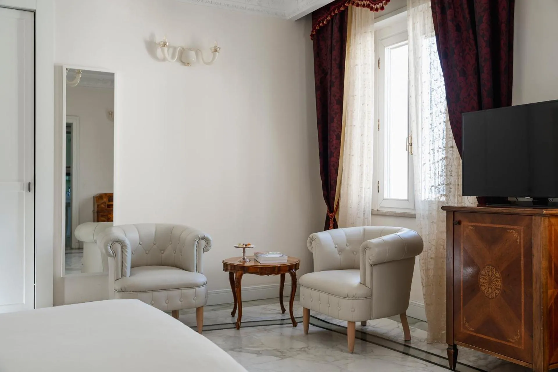 Bed in Grand Hotel Rimini